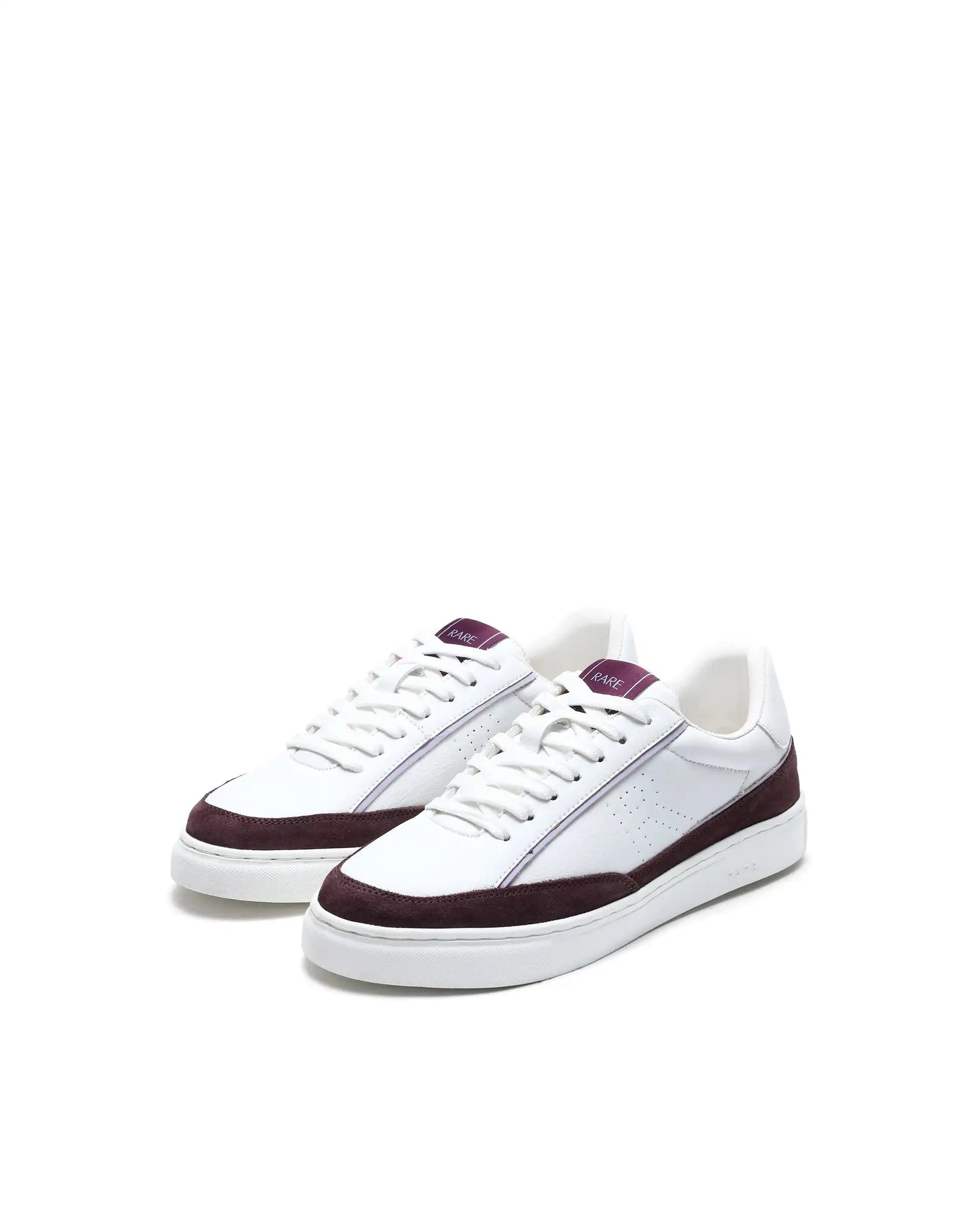 Rare Rabbit Men's Kennen Purple Micro Fiber Causal Sneaker