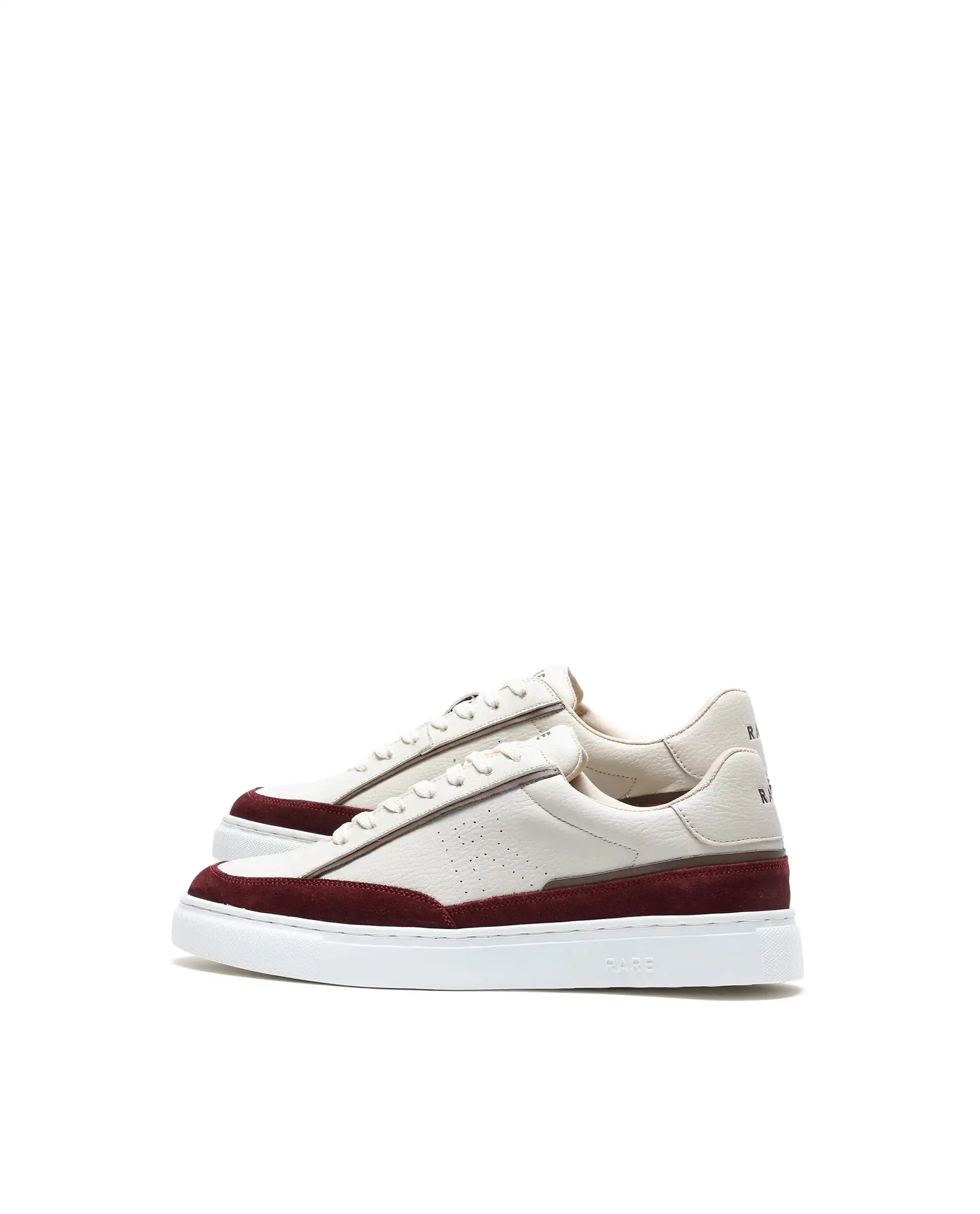 Rare Rabbit Men's Kennen Red Micro Fiber Causal Sneaker