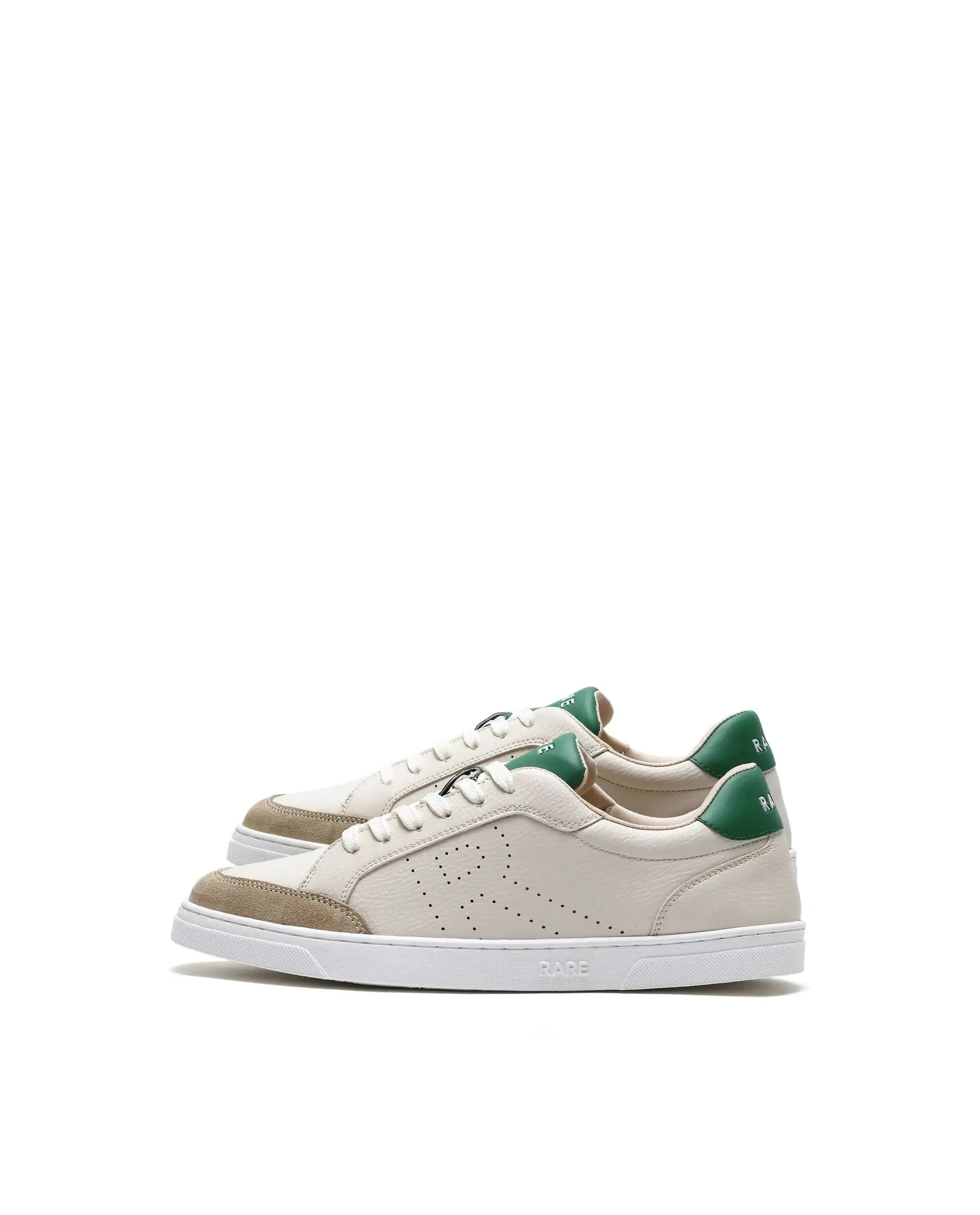 Rare Rabbit Men's Knox Beige Micro Fiber Causal Sneaker