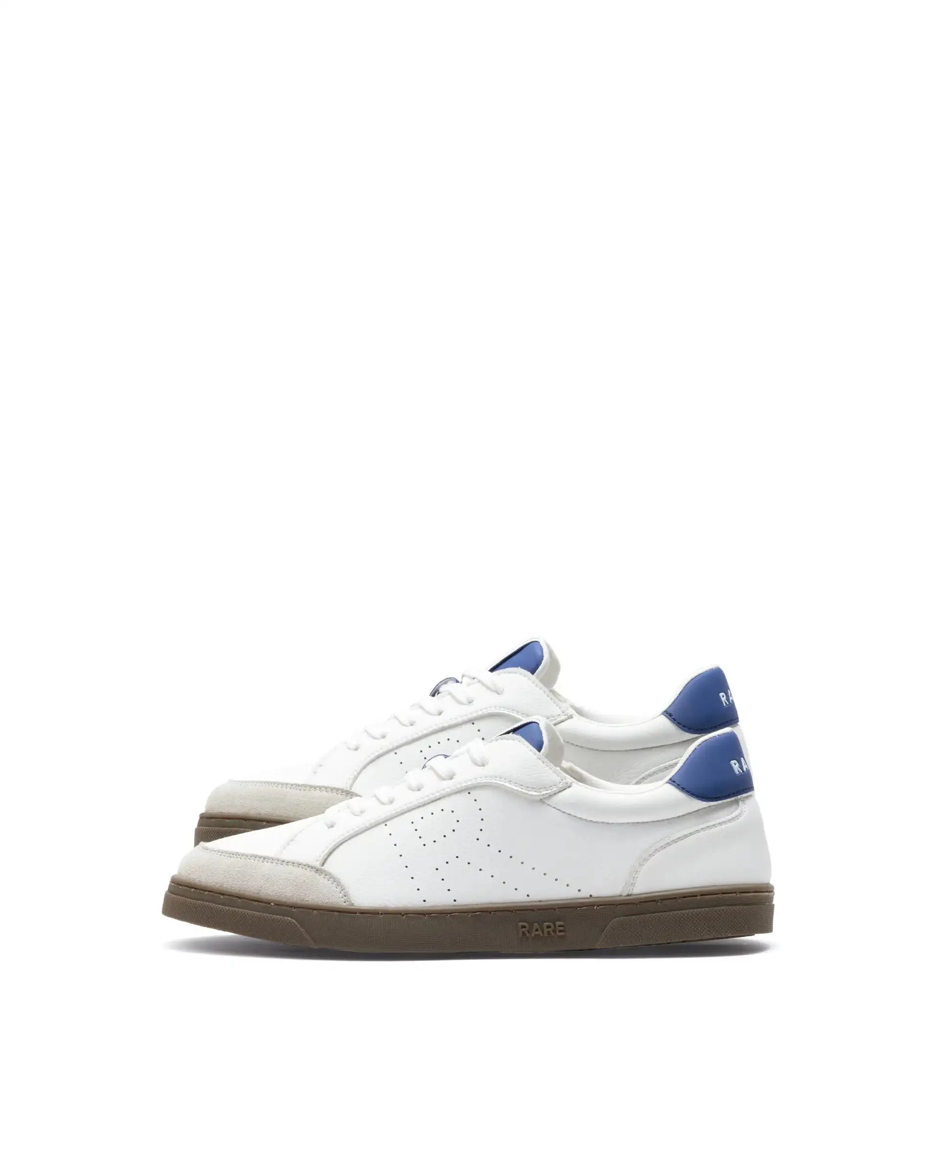 Rare Rabbit Men's Knox Blue Micro Fiber Causal Sneaker