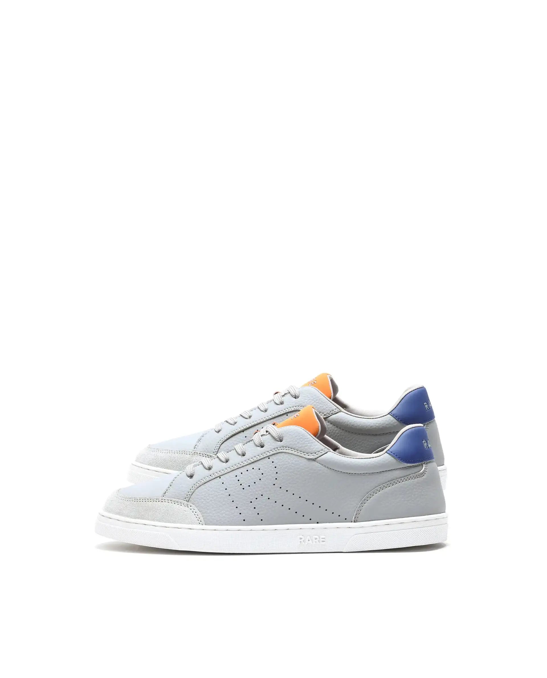 Rare Rabbit Men's Knox Grey Micro Fiber Causal Sneaker
