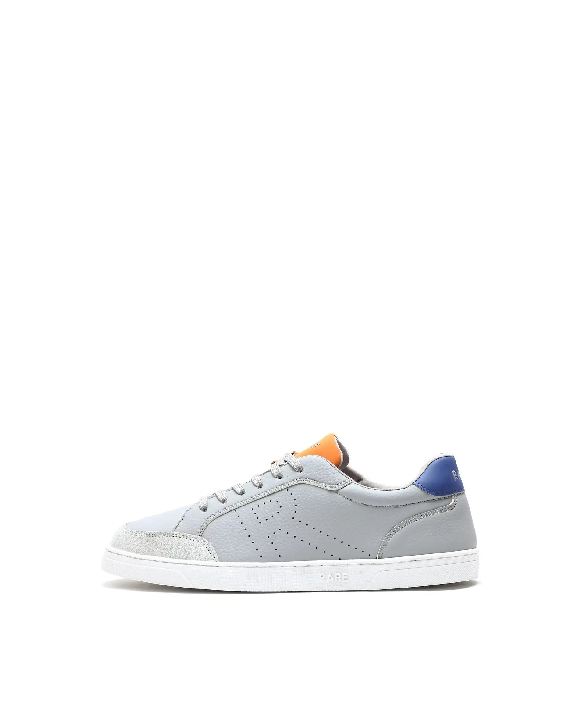 Rare Rabbit Men's Knox Grey Micro Fiber Causal Sneaker