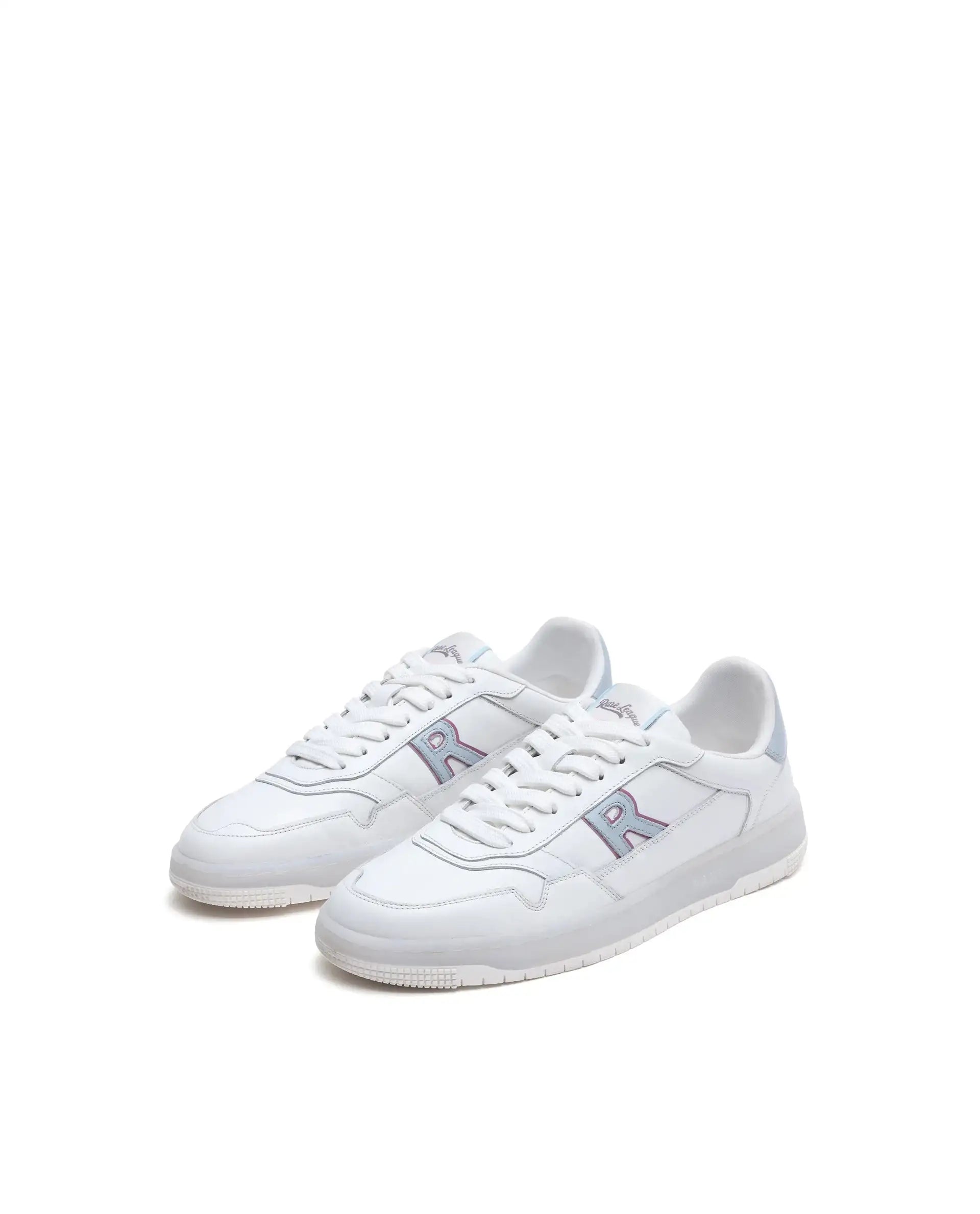 Rare Rabbit Men's Leor-Fs1 White Lace-Up Closure Sneaker