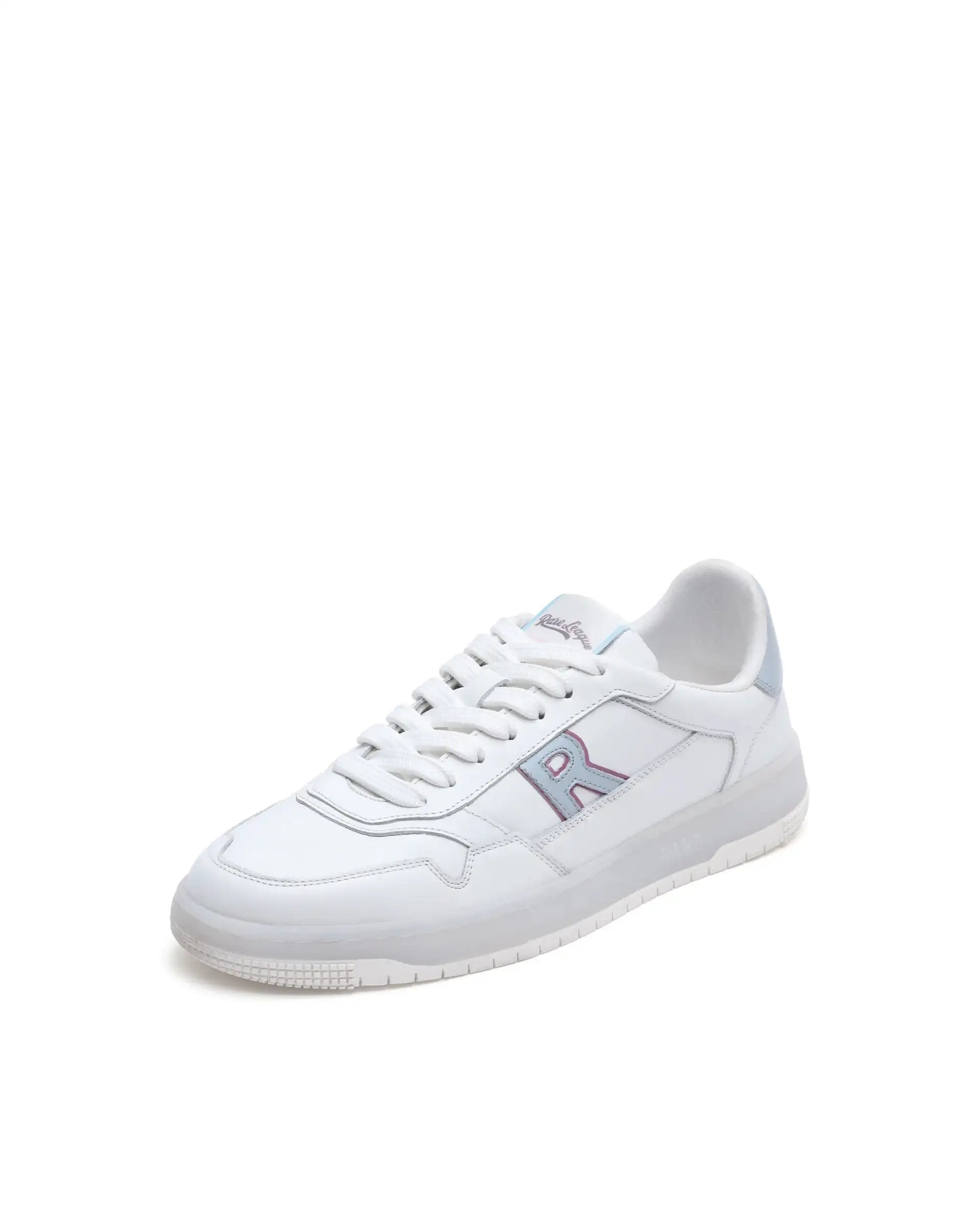 Rare Rabbit Men's Leor-Fs1 White Lace-Up Closure Sneaker