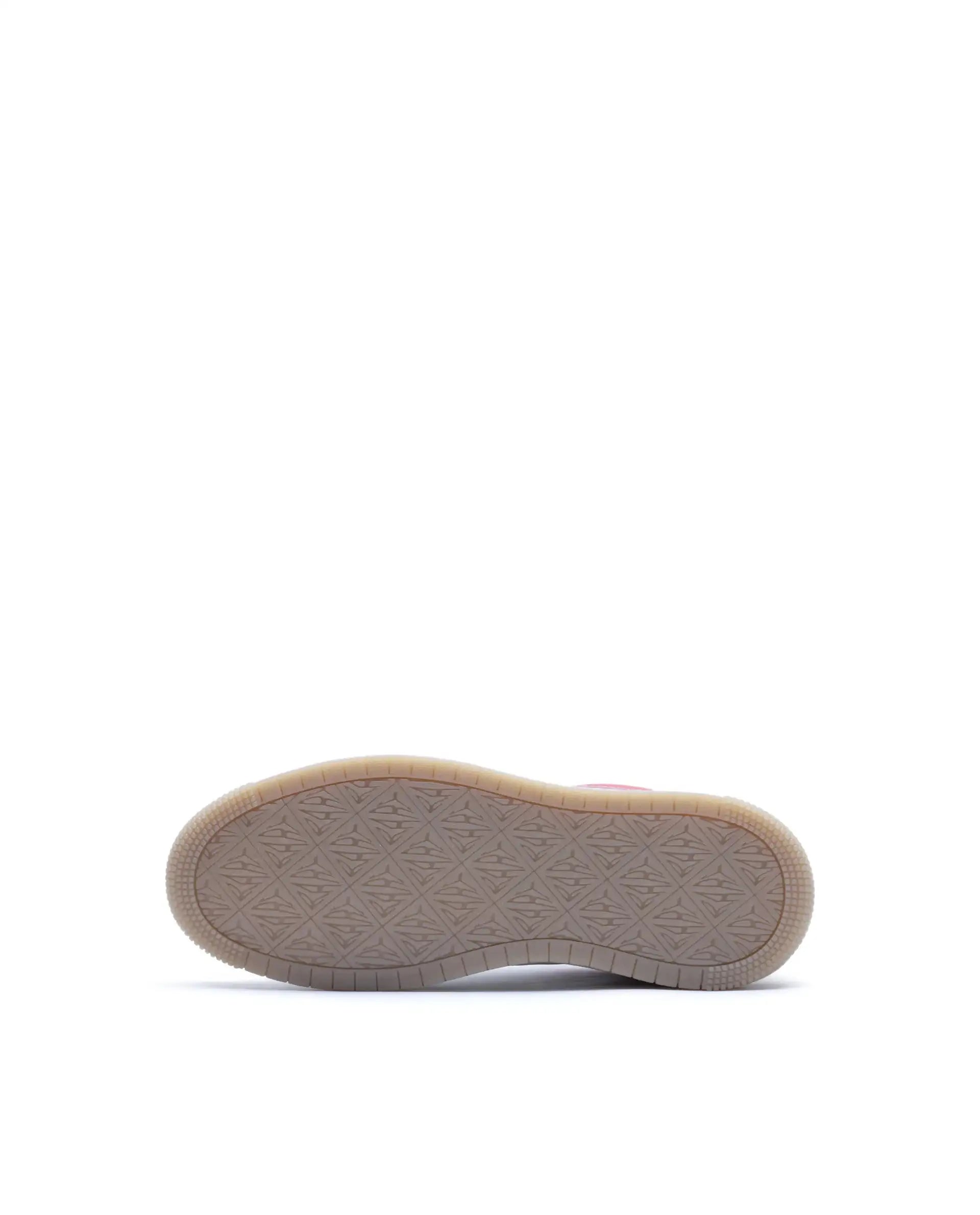 Rare Rabbit Men's Lexis Beige Micro Leather Sneaker
