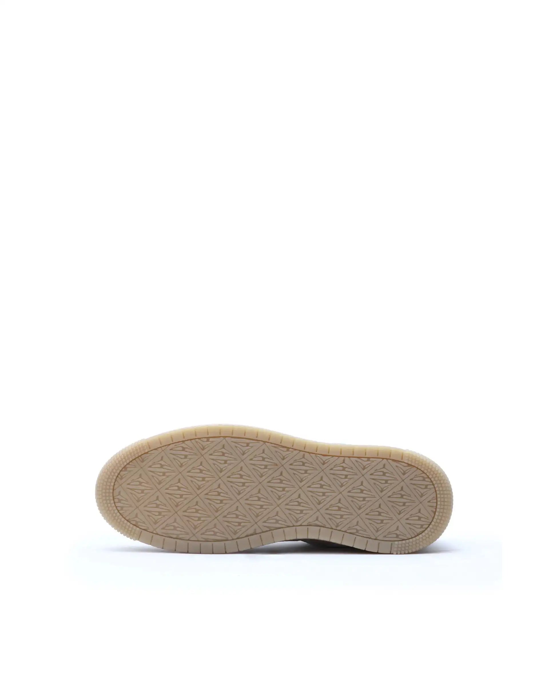 Rare Rabbit Men's Lip Beige Lace-Up Closure Leather Sneaker