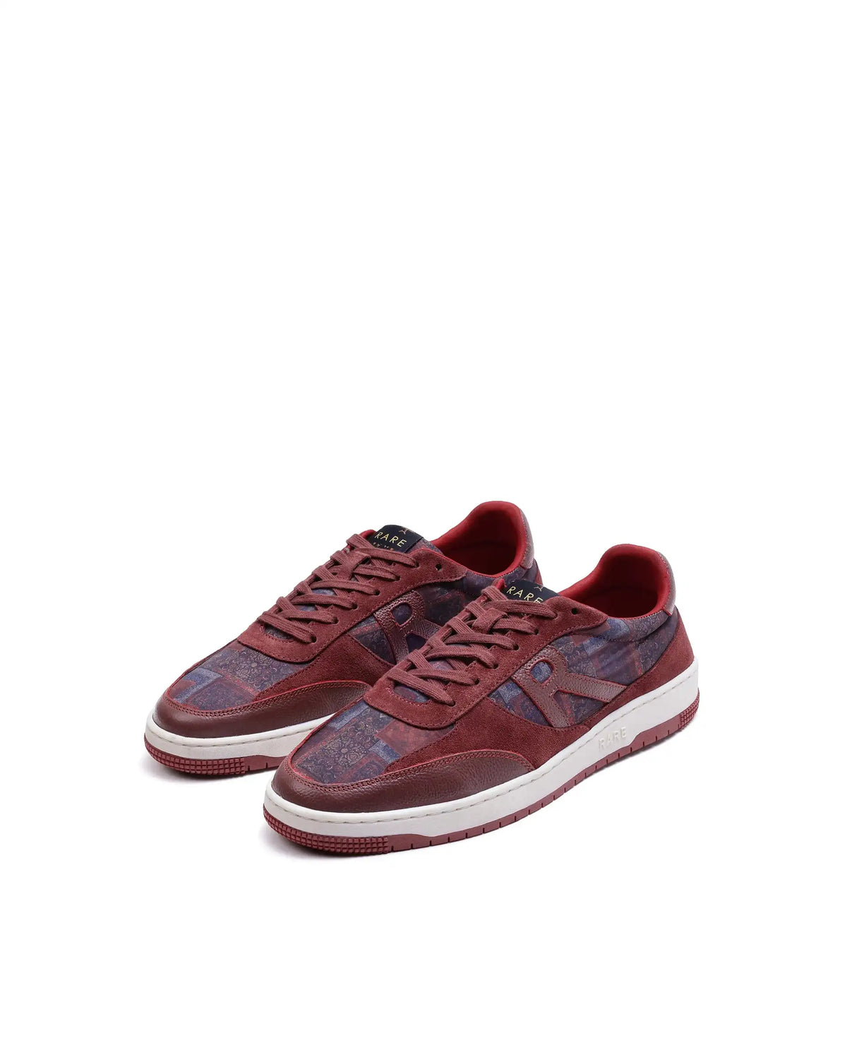 Rare Rabbit Men Loom Dark Red Leather Lace-Up Closure Shoes