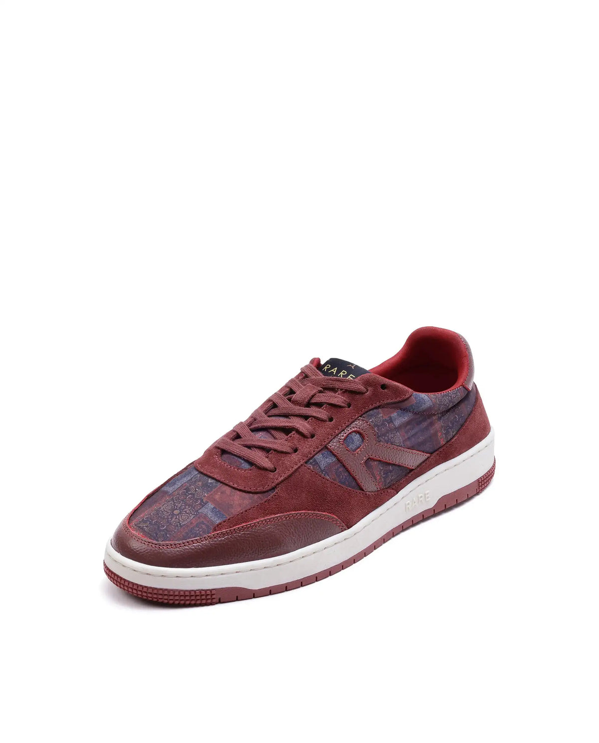 Rare Rabbit Men Loom Dark Red Leather Lace-Up Closure Shoes