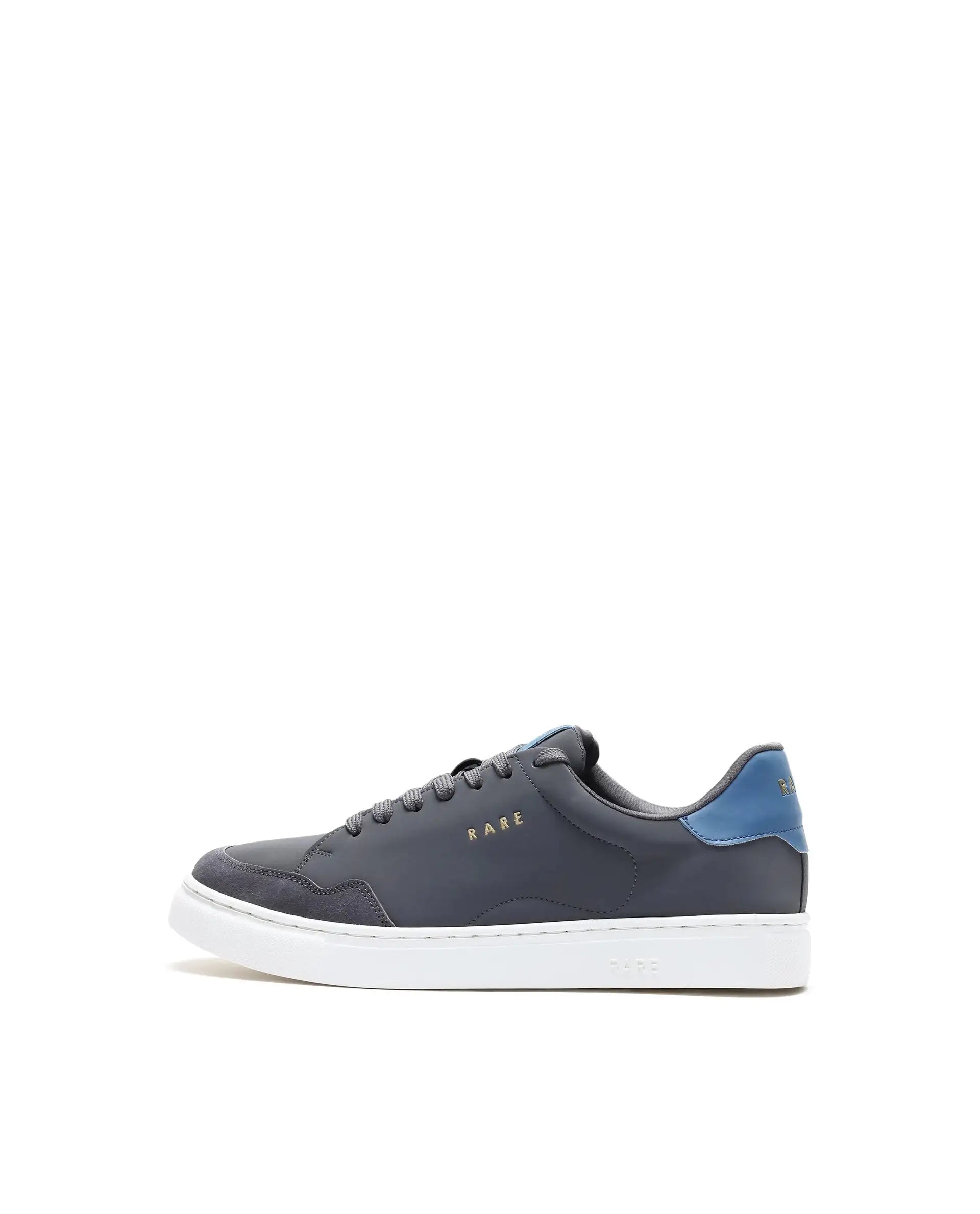 Rare Rabbit Men's Mawi Grey Micro Fiber Causal Sneaker