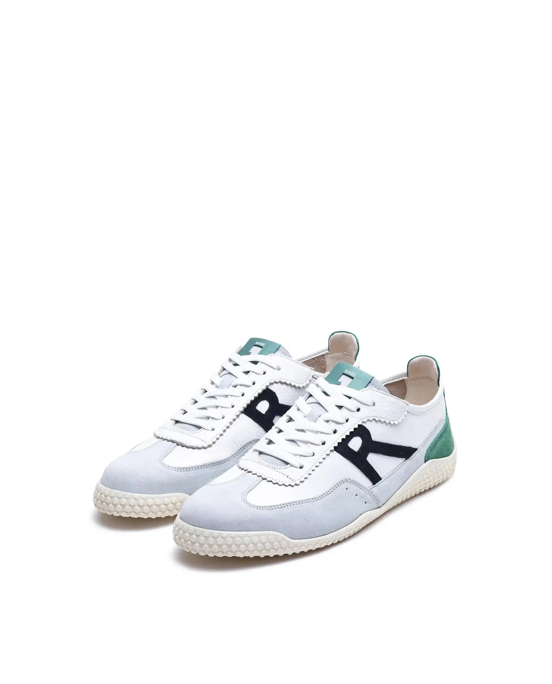 Rare Rabbit Men's Membo Green Suede Sneaker