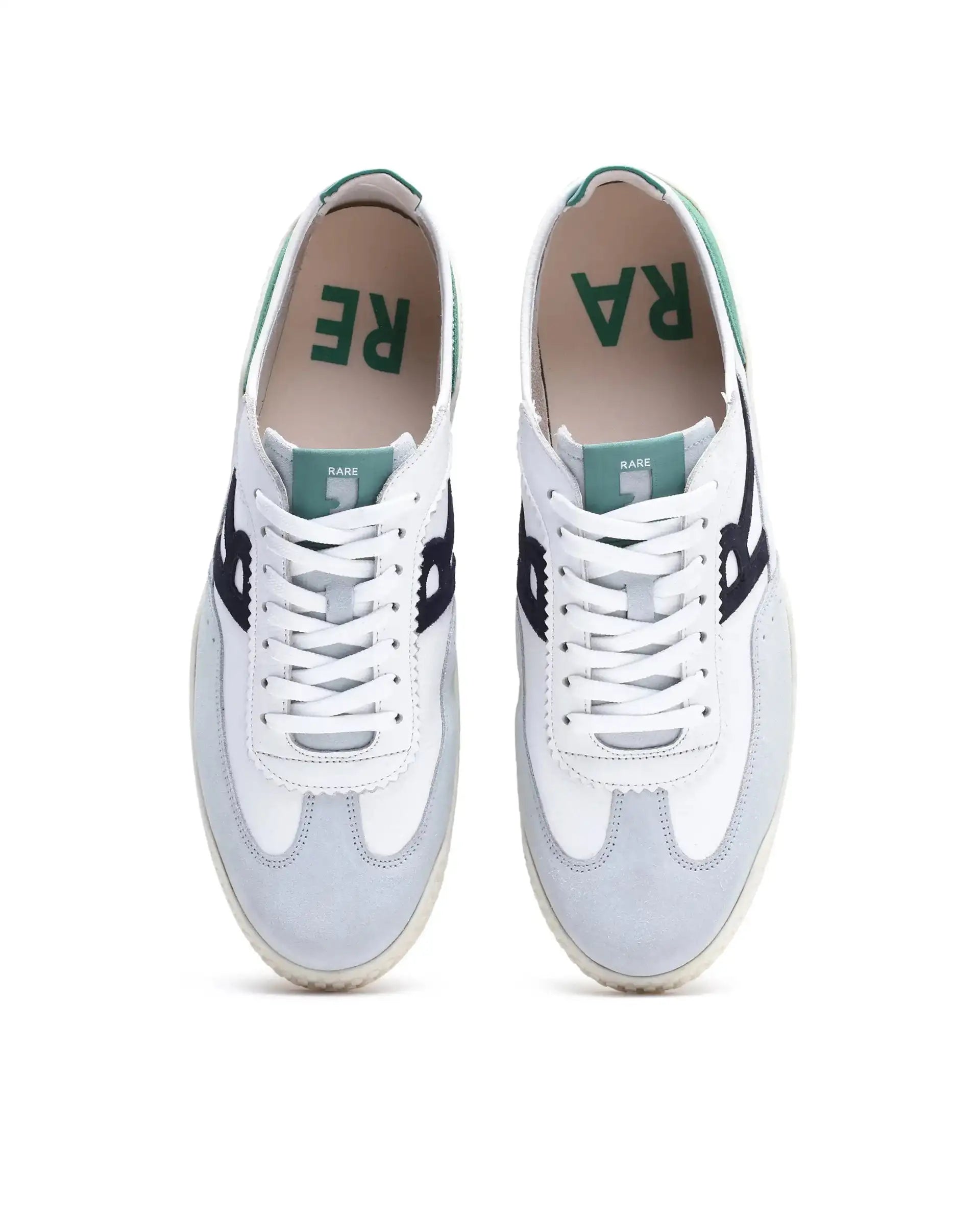 Rare Rabbit Men's Membo Green Suede Sneaker