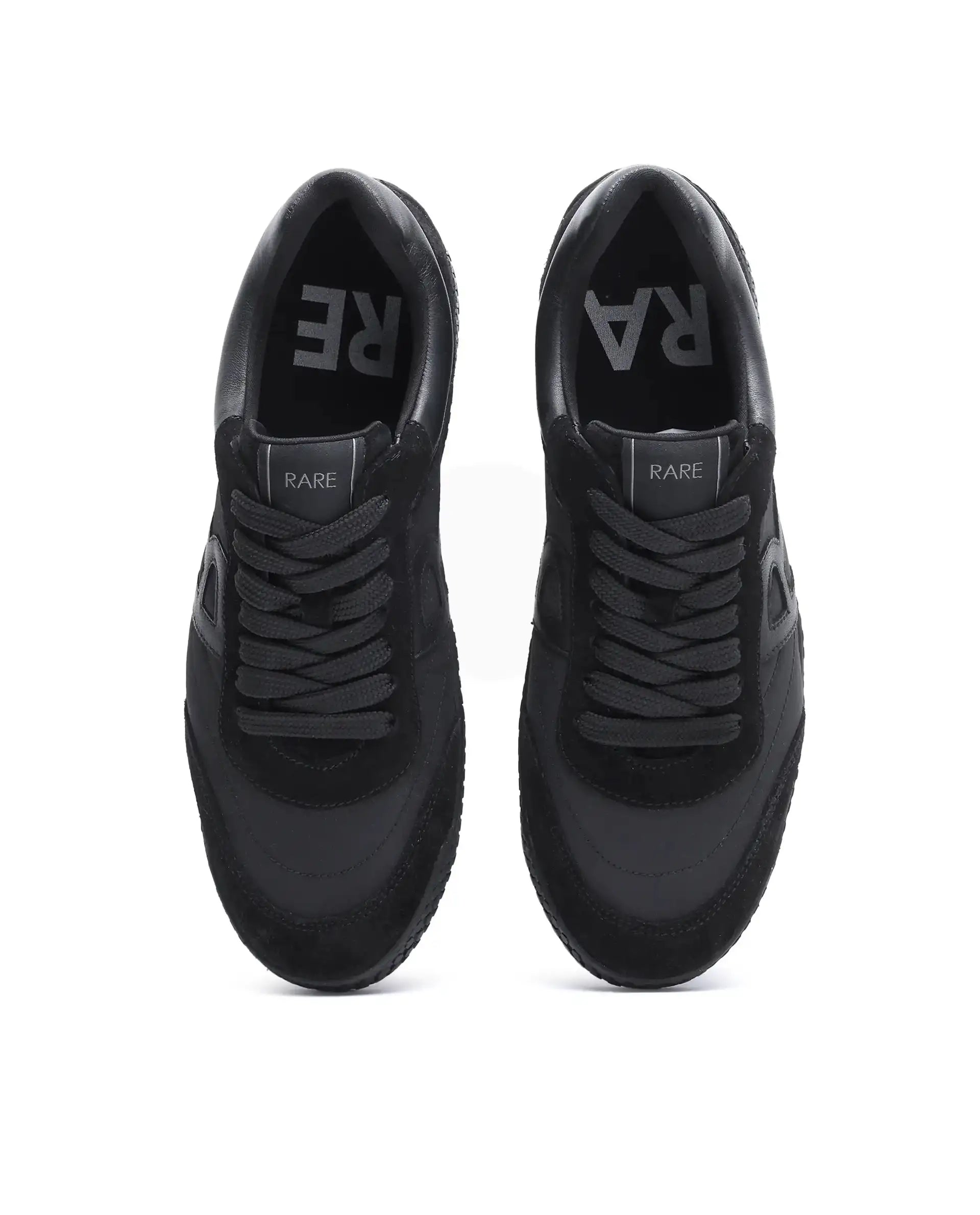 Rare Rabbit Men's Membo P6 Black Suede Sneaker