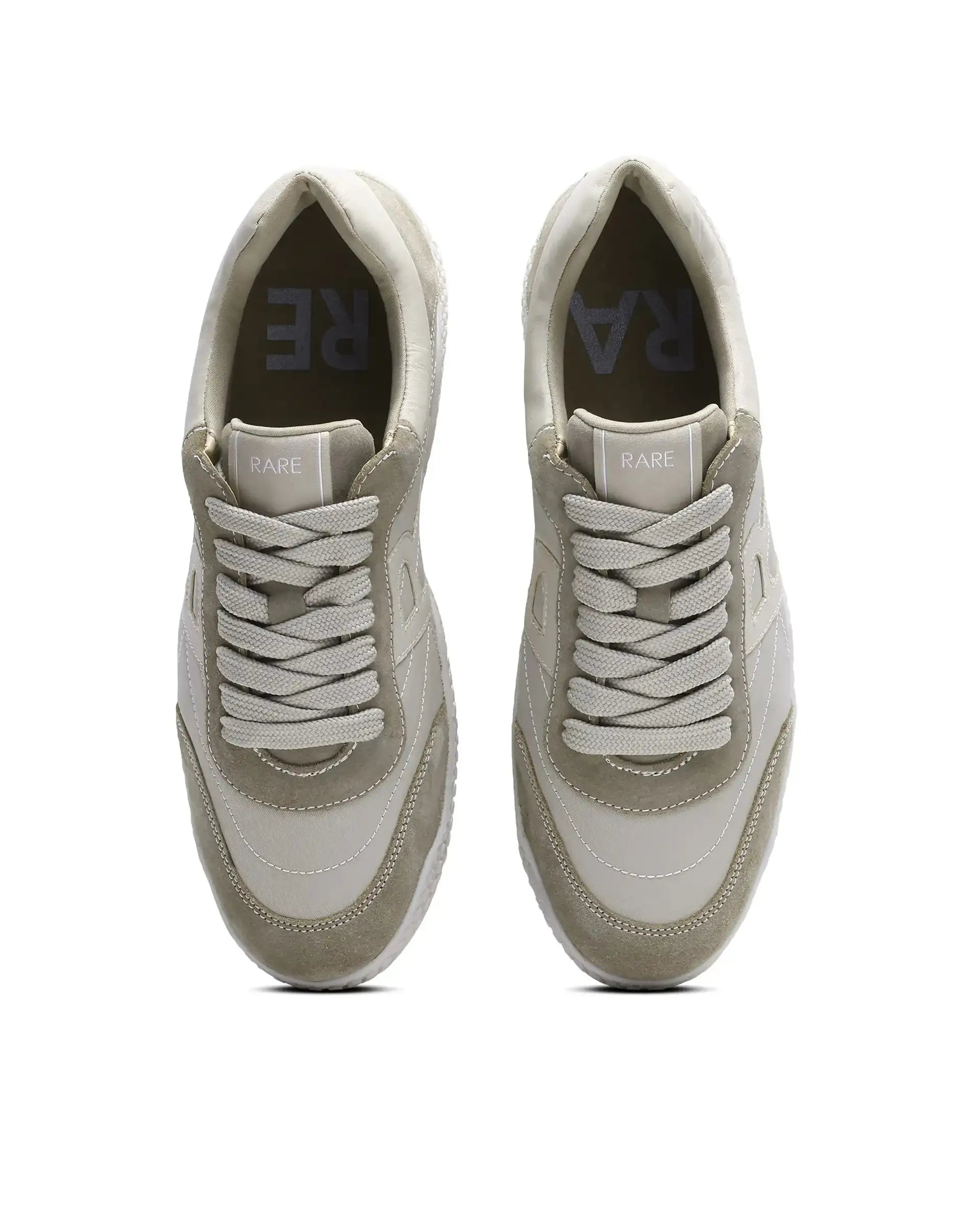 Rare Rabbit Men's Membo P6 Light Beige Suede Sneaker