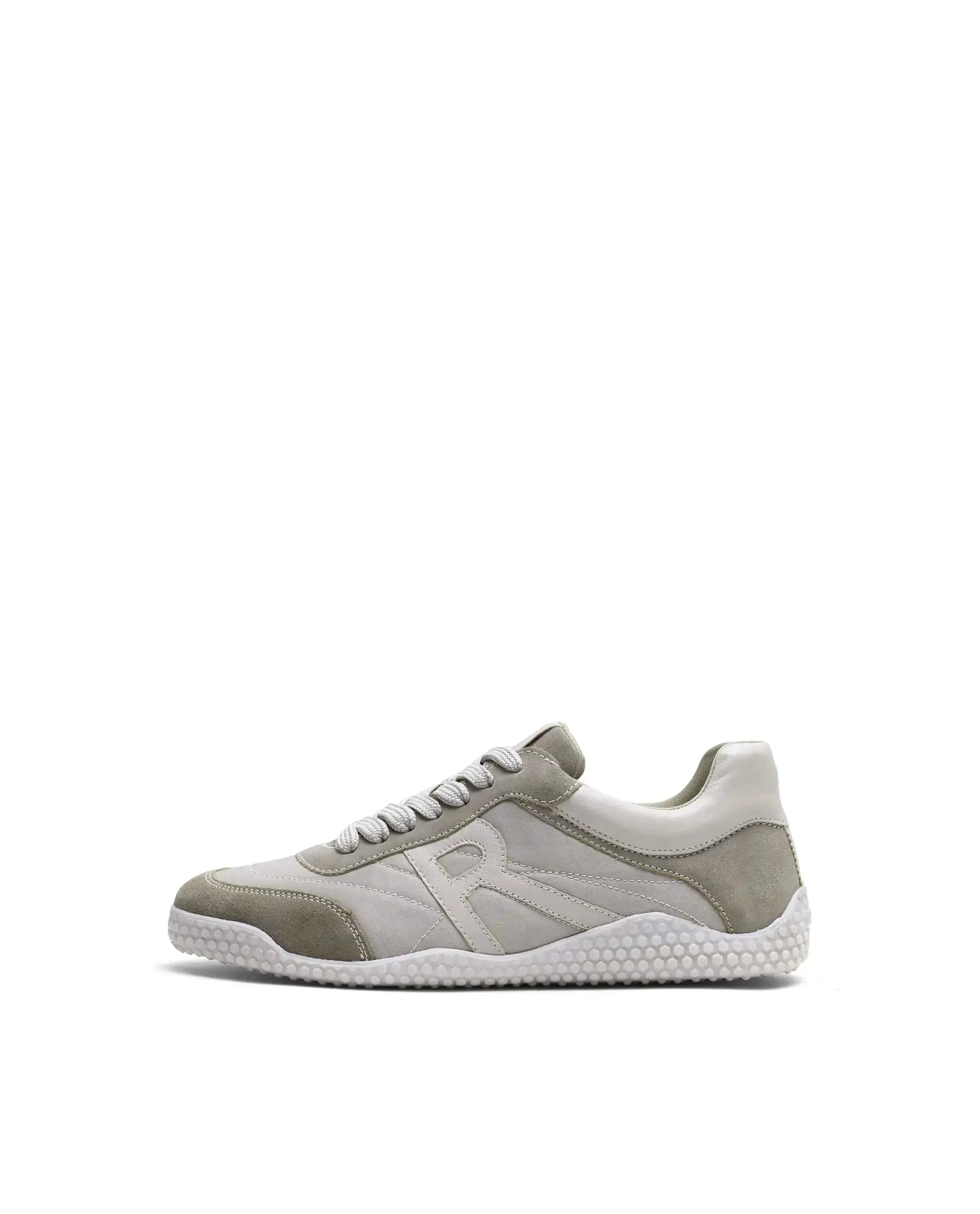 Rare Rabbit Men's Membo P6 Light Beige Suede Sneaker