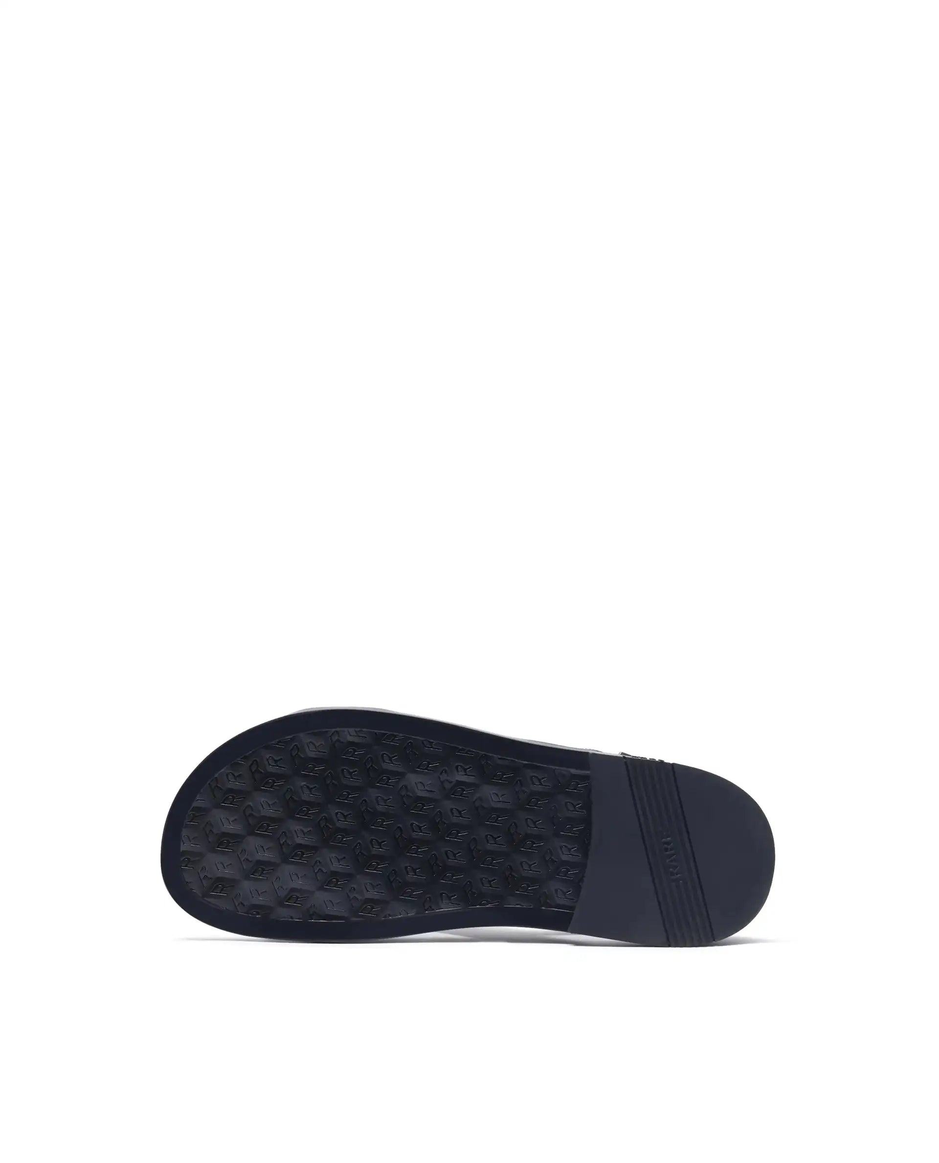 Rare Rabbit Men's Monz Black Slip-On Closure Sandal