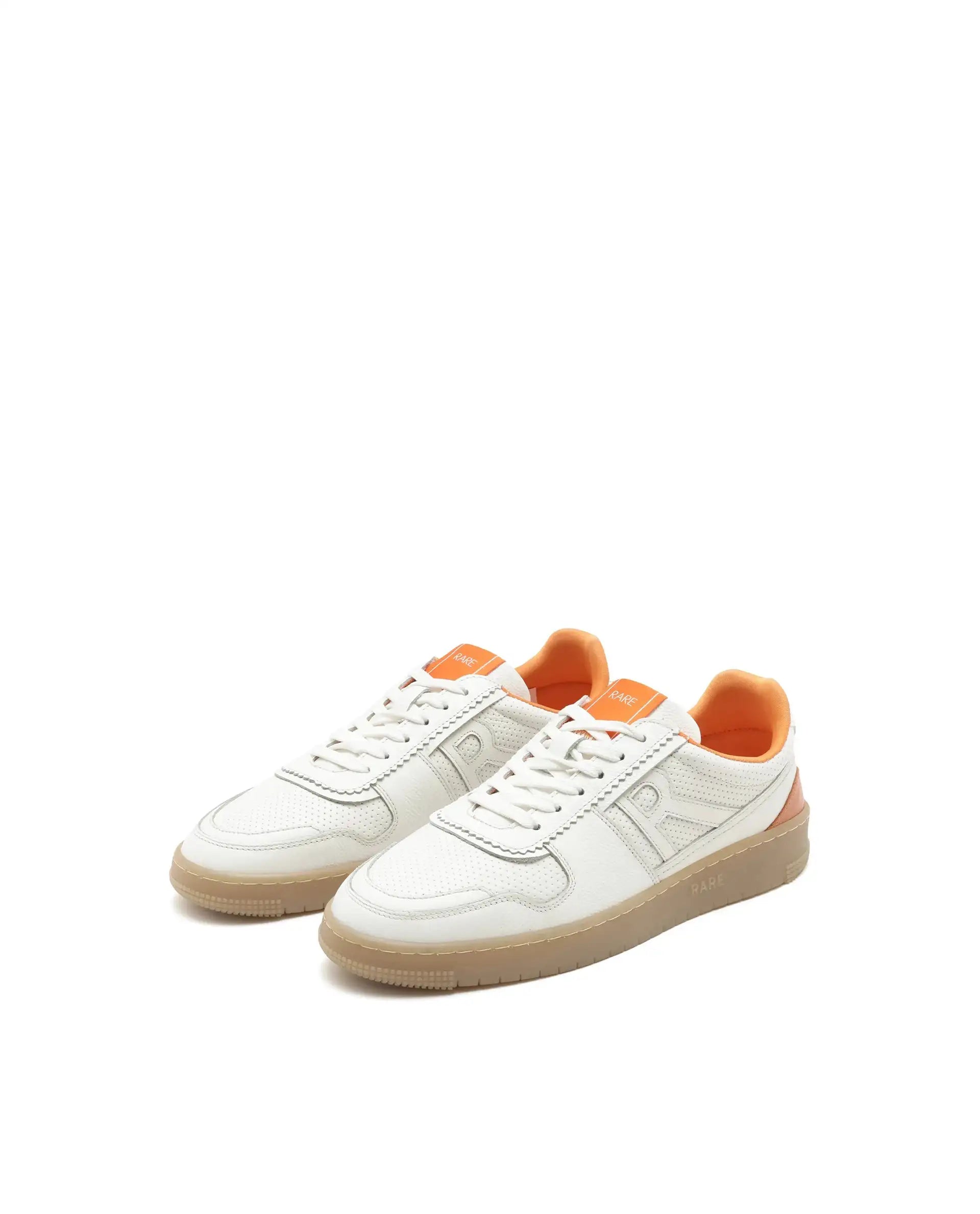 Rare Rabbit Men Neva White Lace-Up Closure Sneaker
