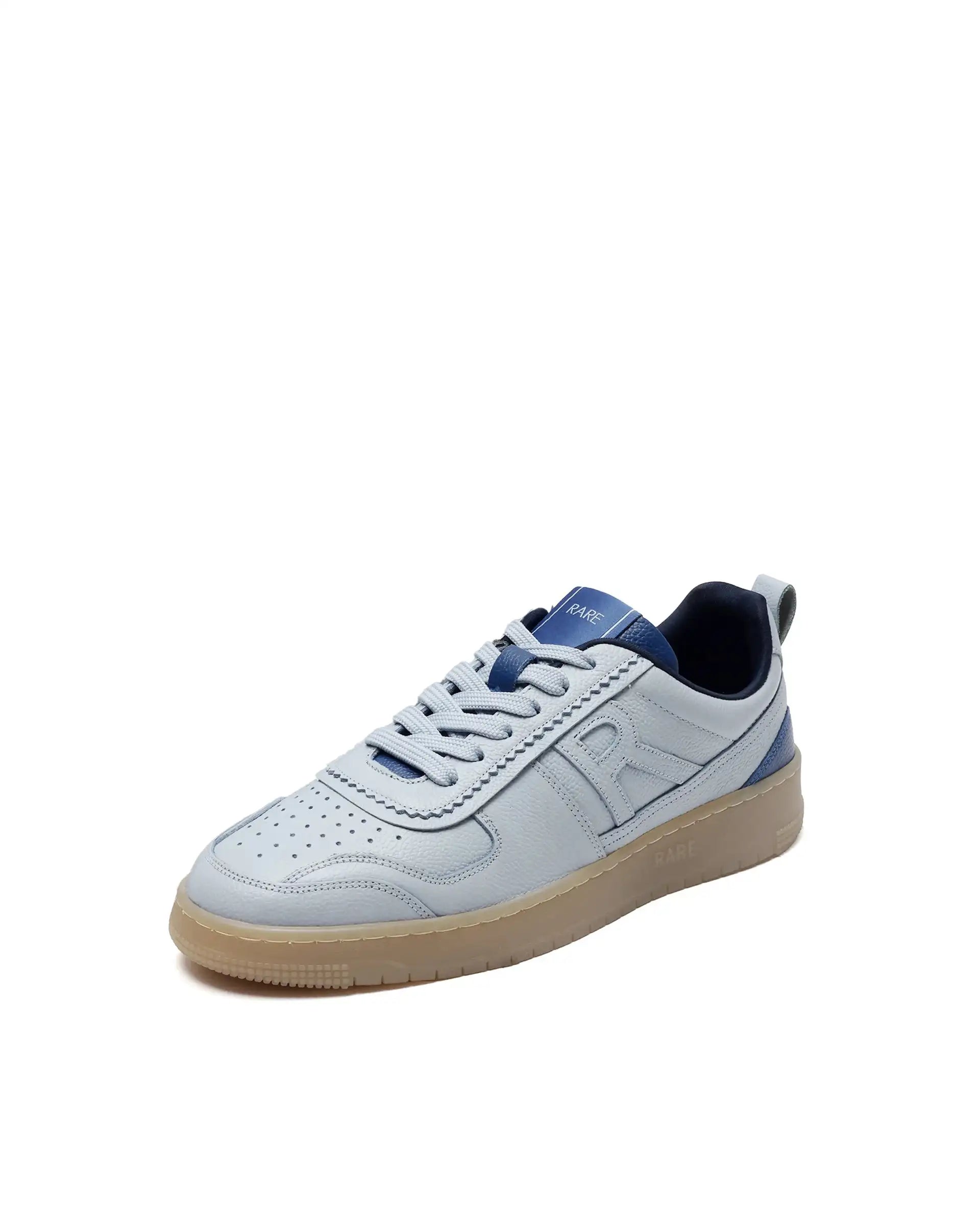 Rare Rabbit Men's Nigel Ice Blue Lace-Up Closure Sneaker