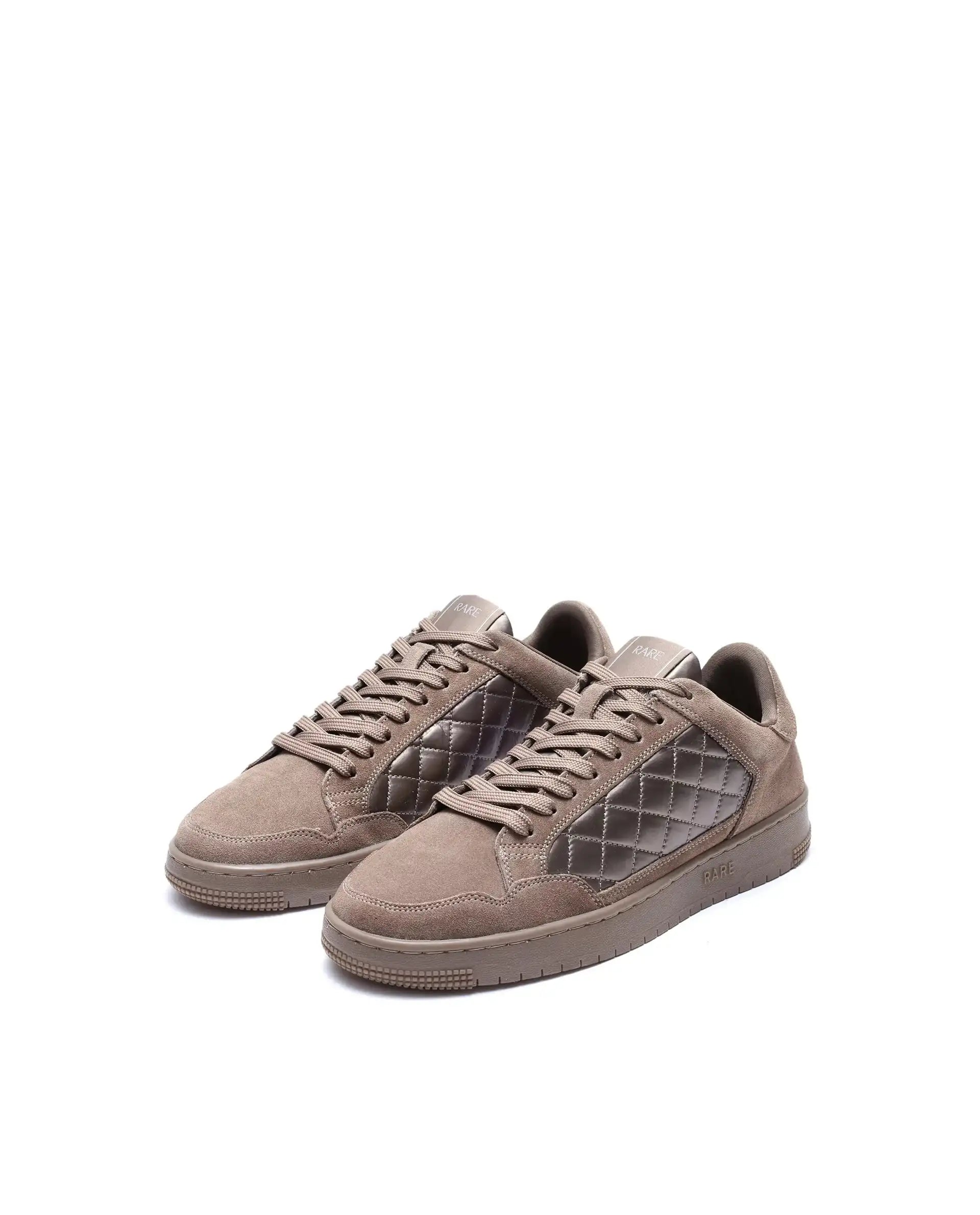 Rare Rabbit Men's Omega Brass Suede Lace-Up Closure Sneaker