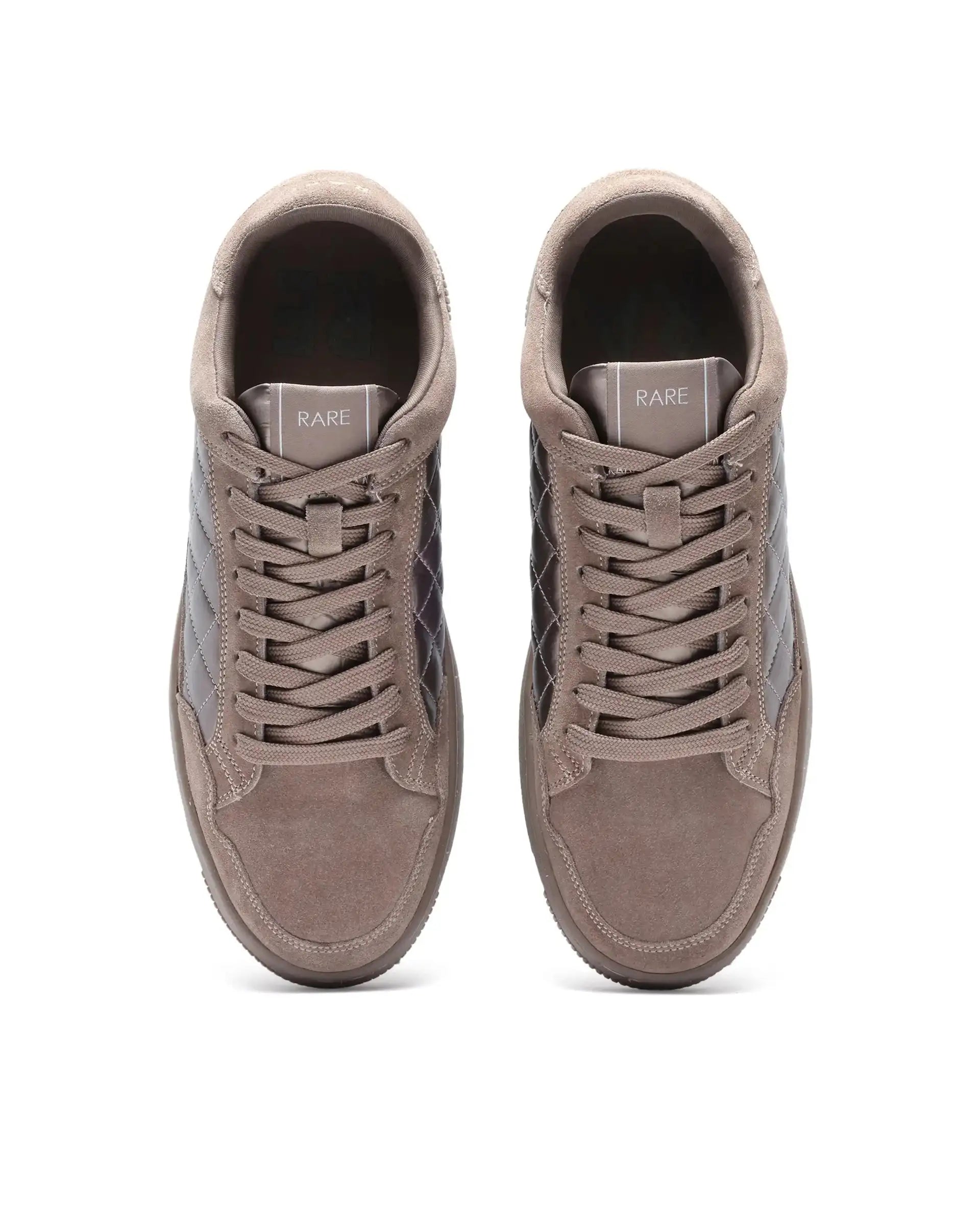 Rare Rabbit Men's Omega Brass Suede Lace-Up Closure Sneaker