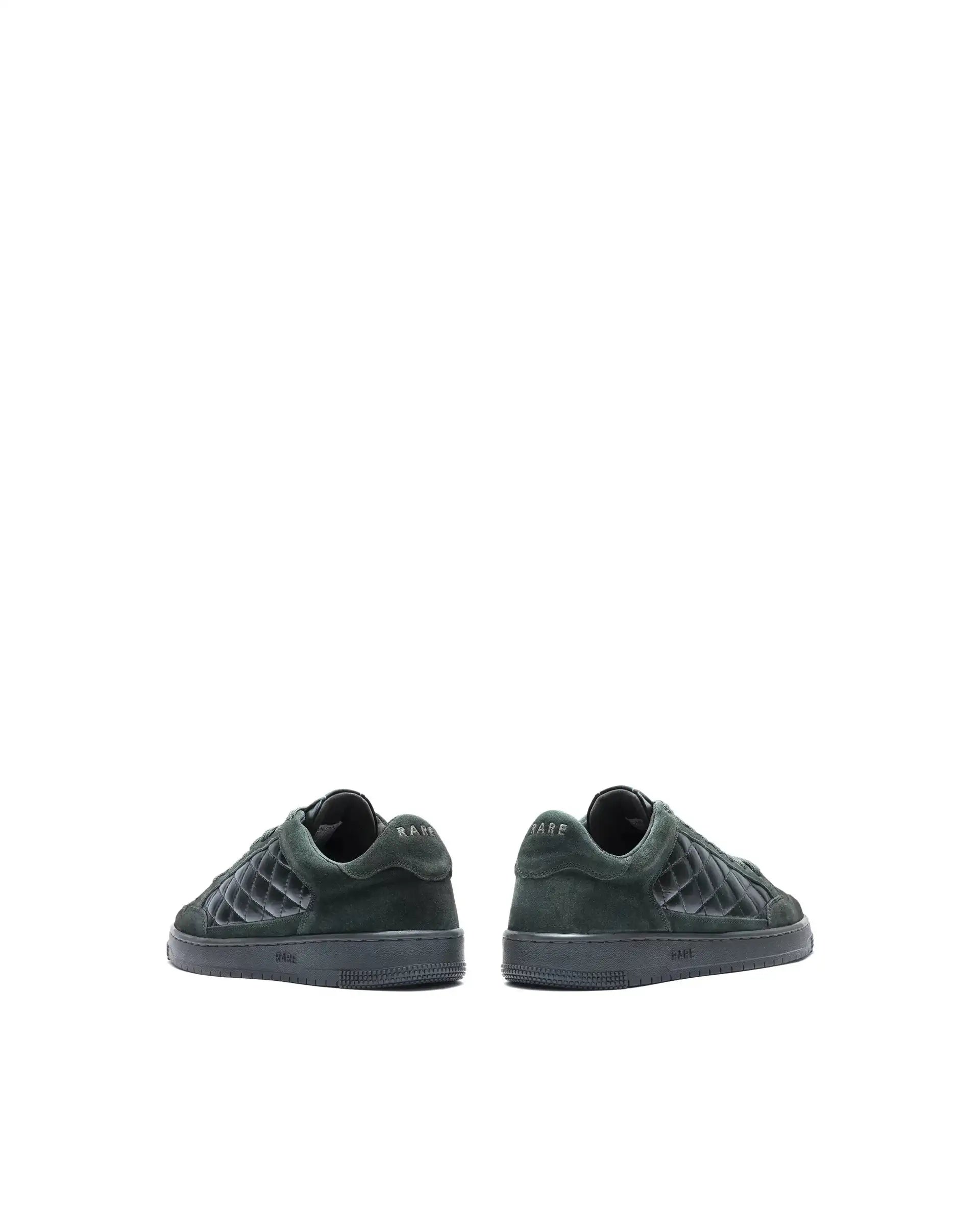 Rare Rabbit Men's Omega Olive Suede Lace-Up Closure Sneaker