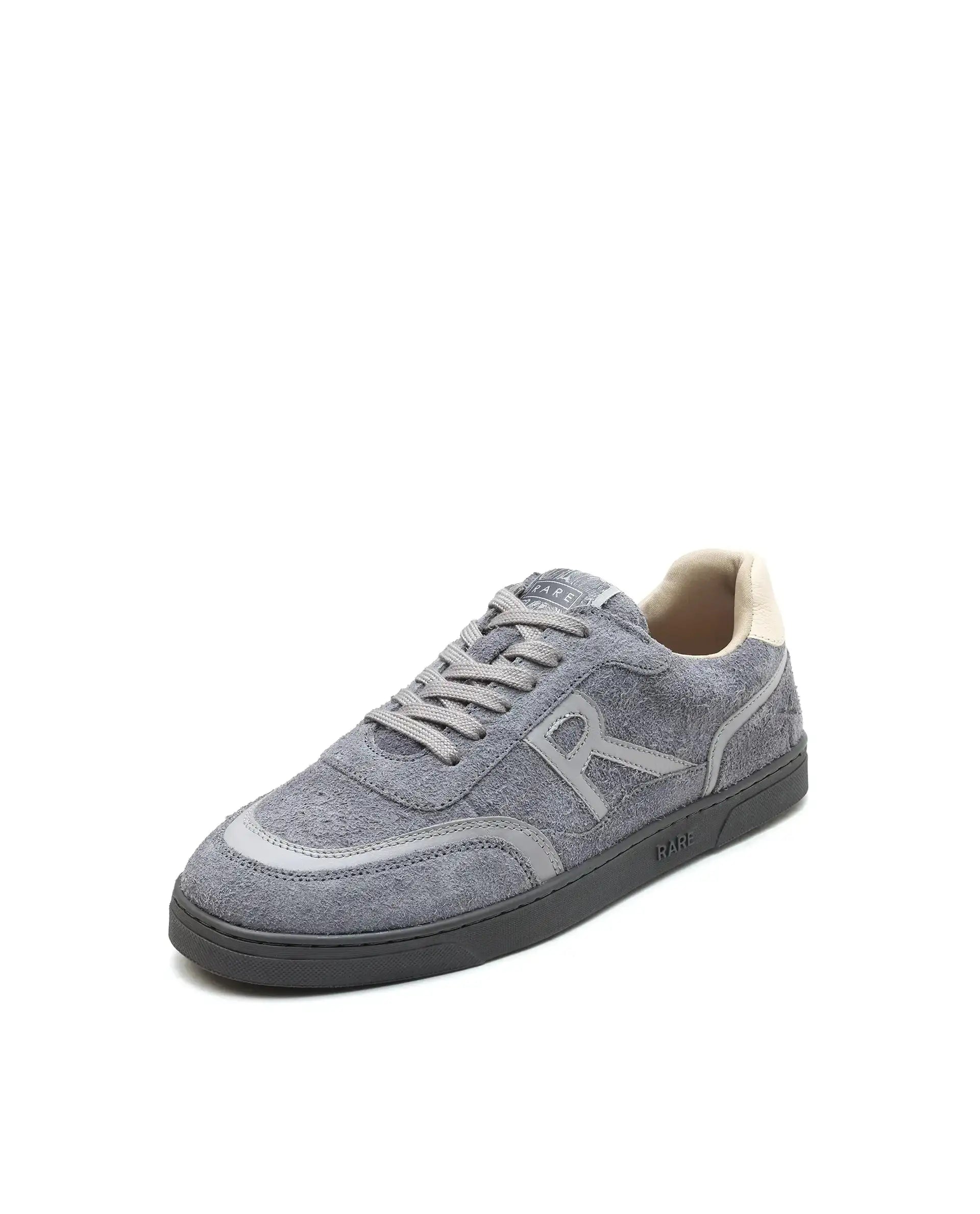 Rare Rabbit Men Orla Grey Lace-Up Closure Suede Sneaker