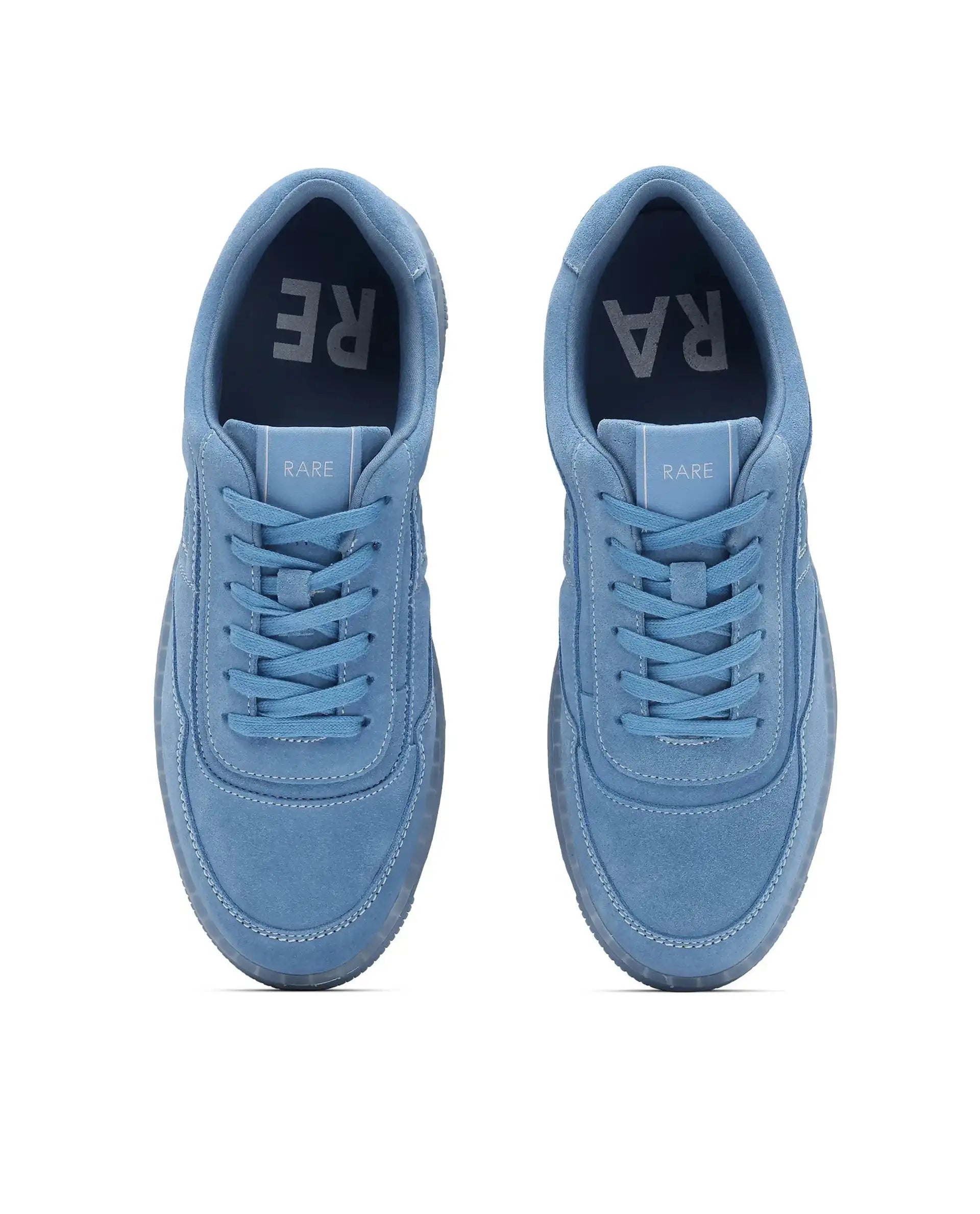 Rare Rabbit Men Oslo Blue Lace-Up Closure Sneaker