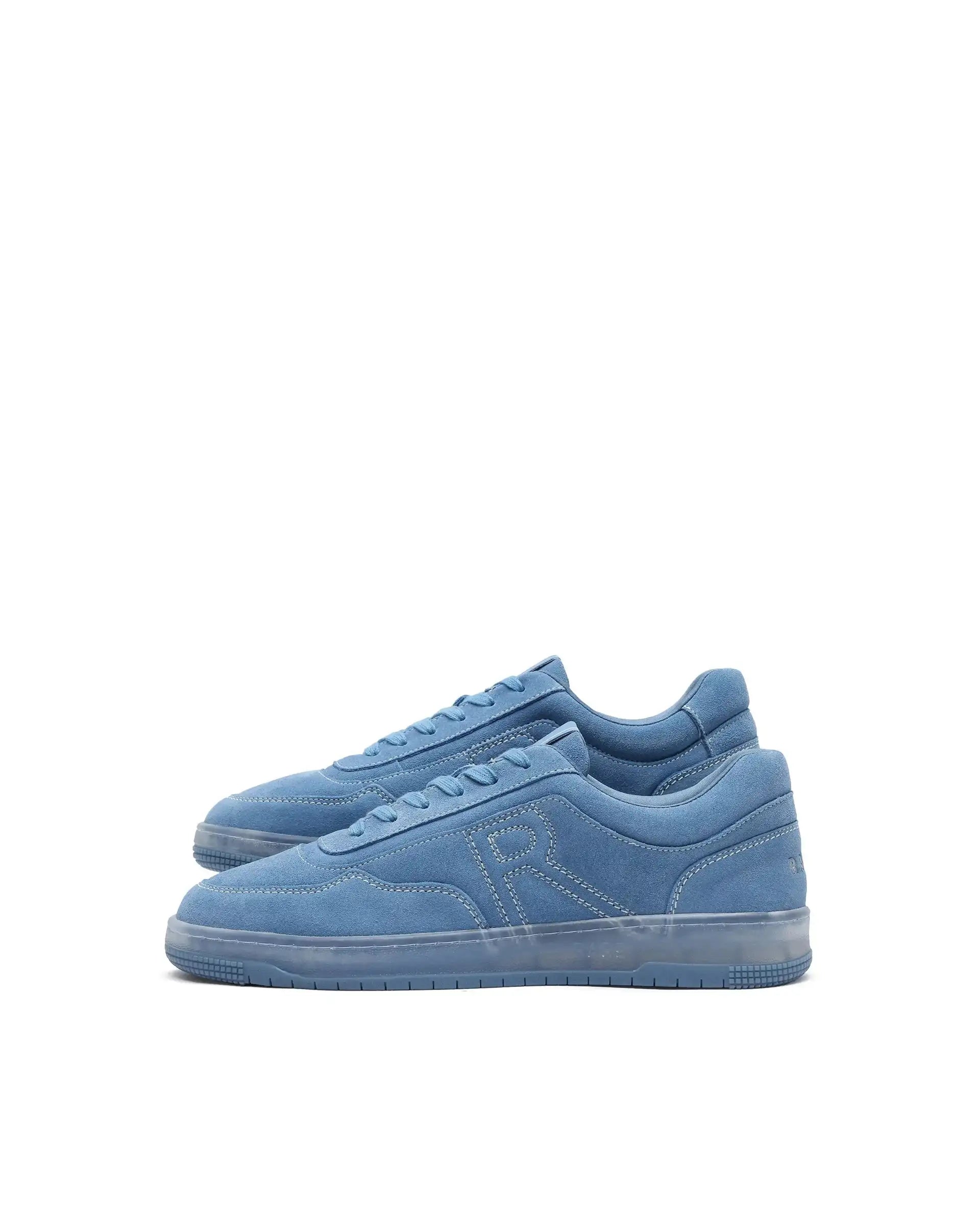 Rare Rabbit Men Oslo Blue Lace-Up Closure Sneaker