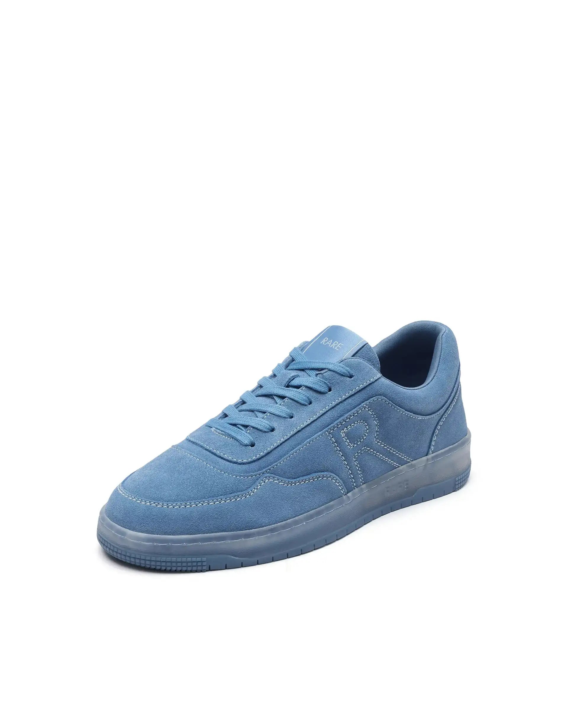 Rare Rabbit Men Oslo Blue Lace-Up Closure Sneaker