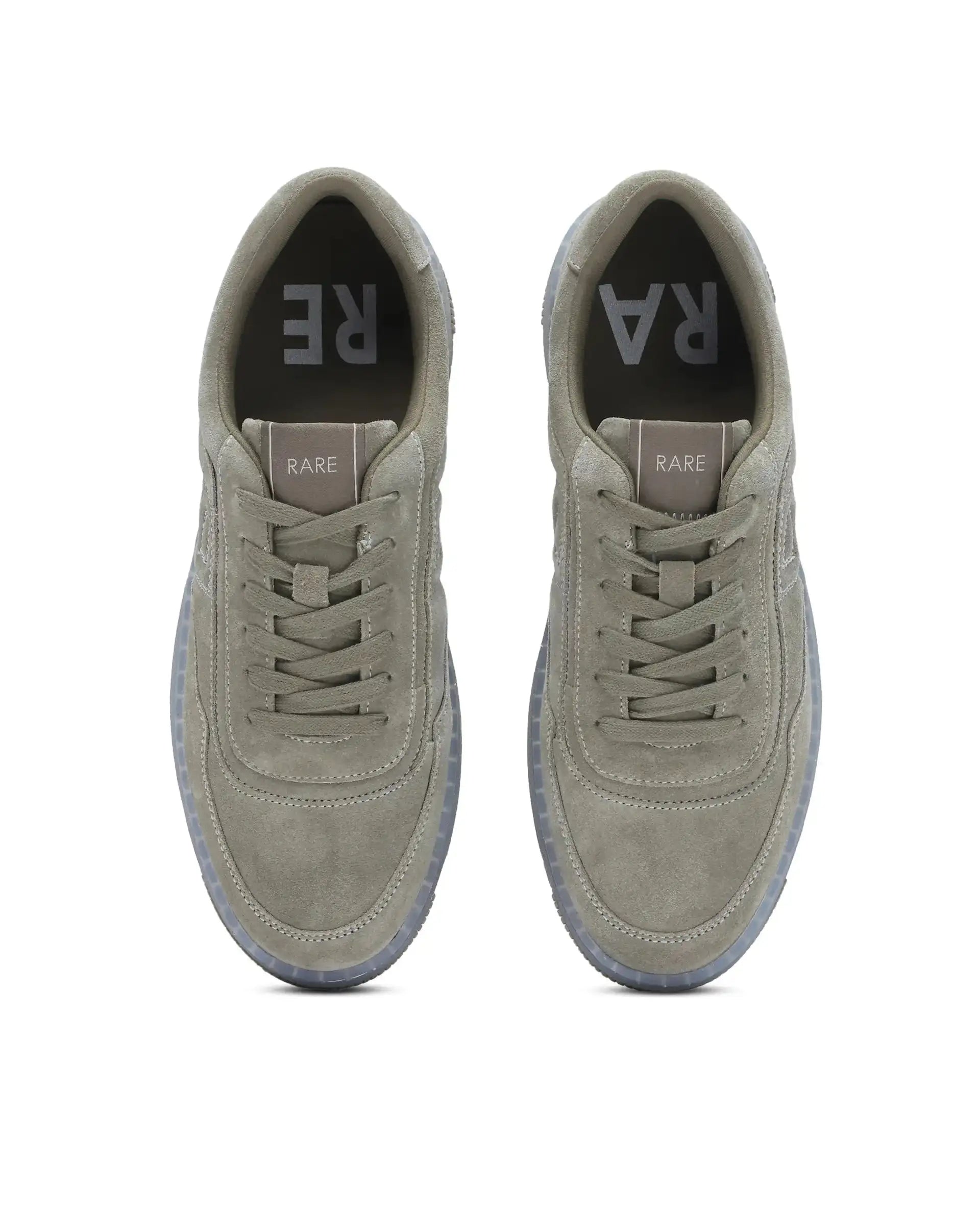 Rare Rabbit Men Oslo Olive Lace-Up Closure Sneaker