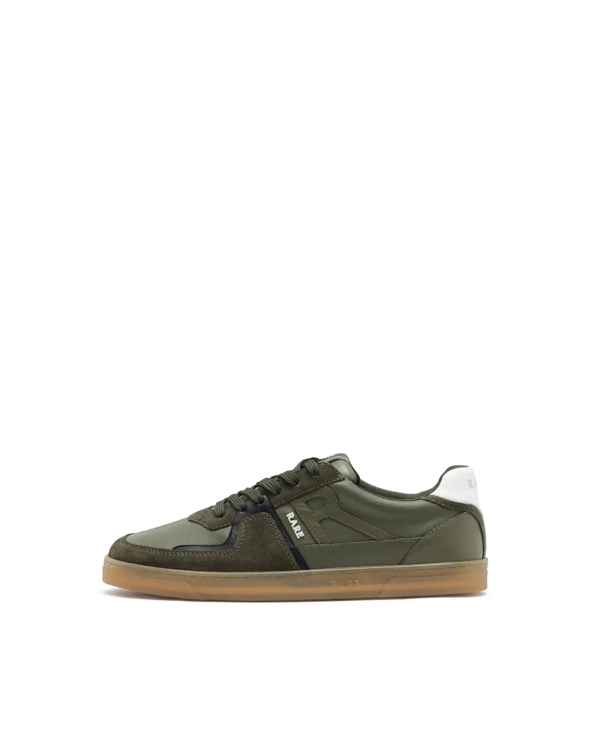 Rare Rabbit Men Pegasus Olive Lace-Up Shoes