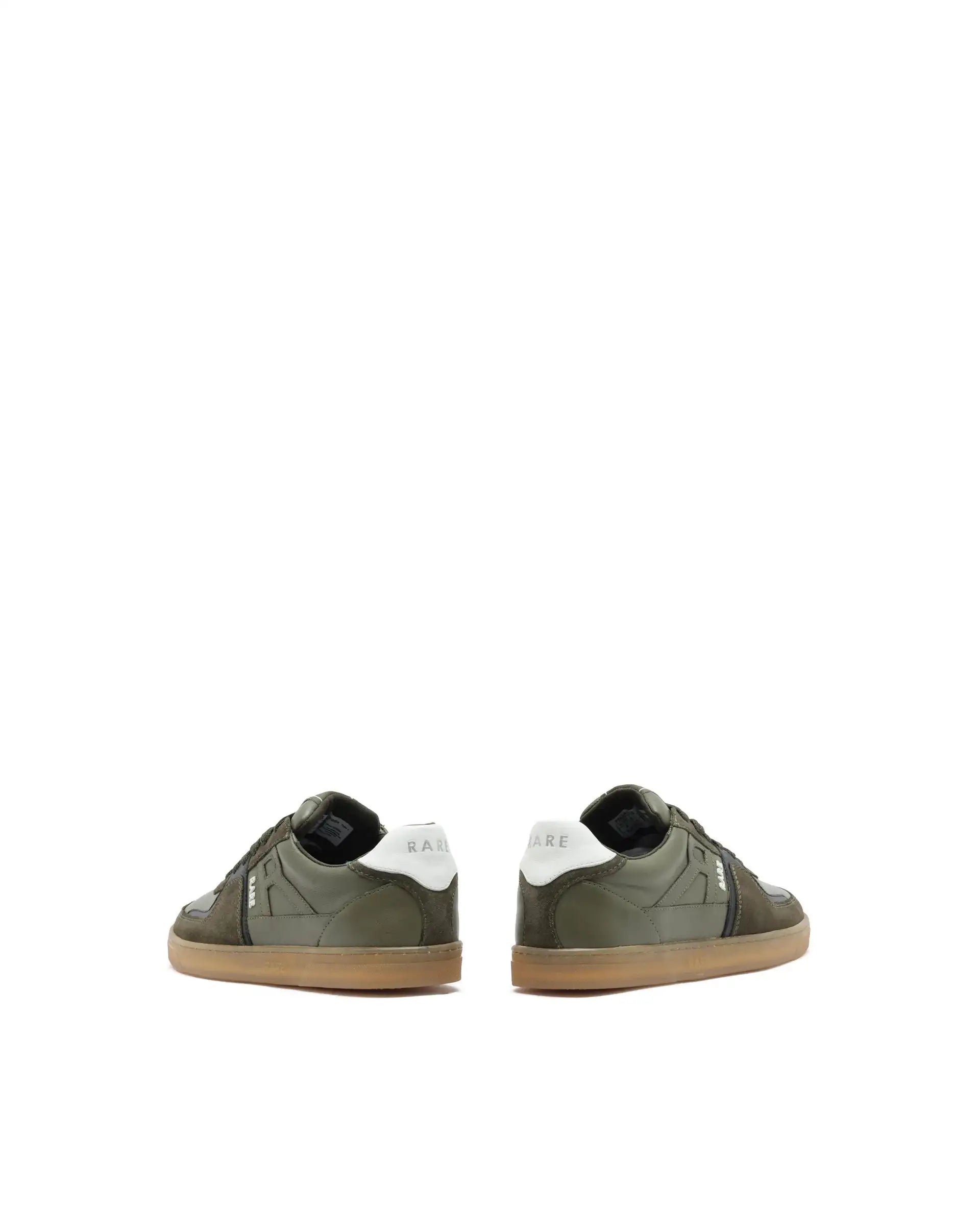 Rare Rabbit Men Pegasus Olive Lace-Up Shoes