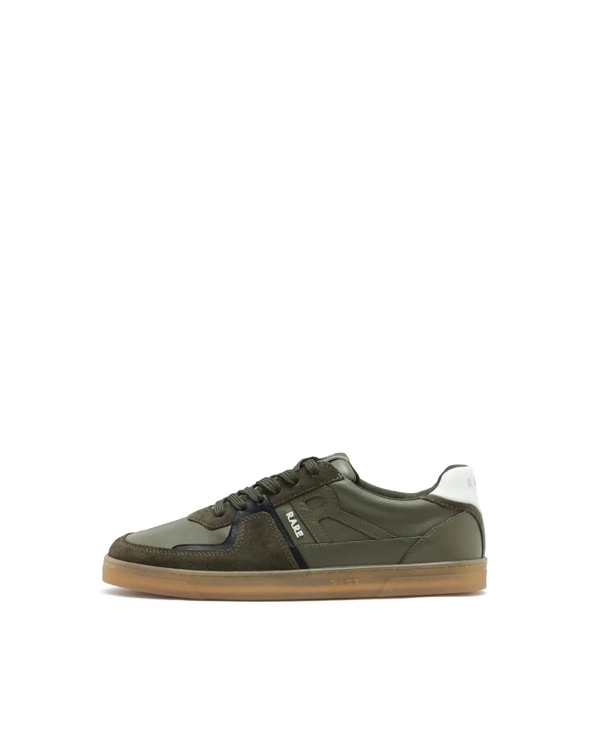 Rare Rabbit Men Pegasus Olive Lace-Up Shoes