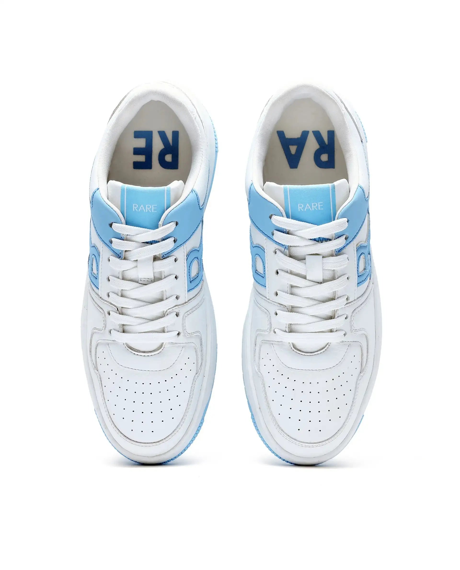 Rare Rabbit Men's Phantom Blue Micro Fiber Navy Causal Sneaker