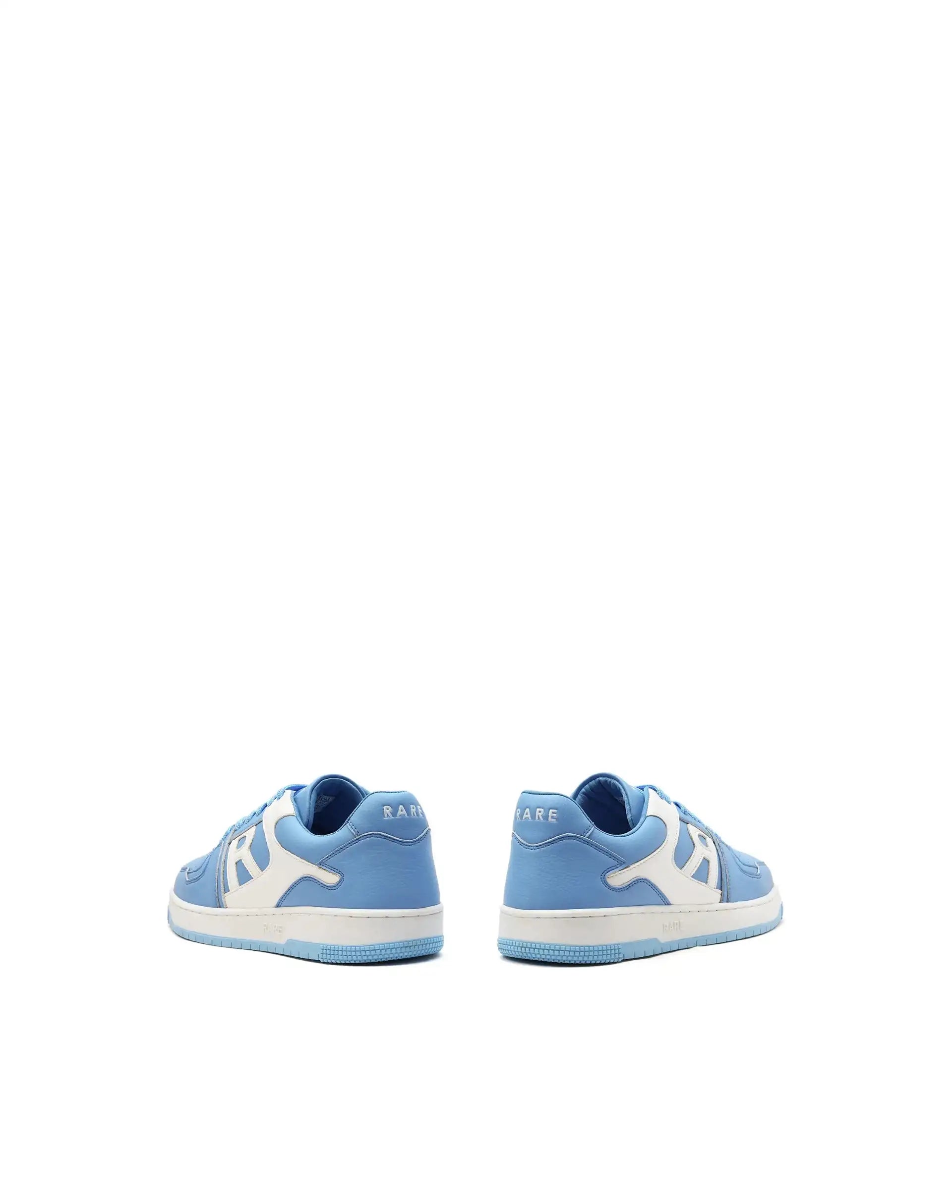 Rare Rabbit Men's Phantom Light Blue Micro Fiber Navy Causal Sneaker