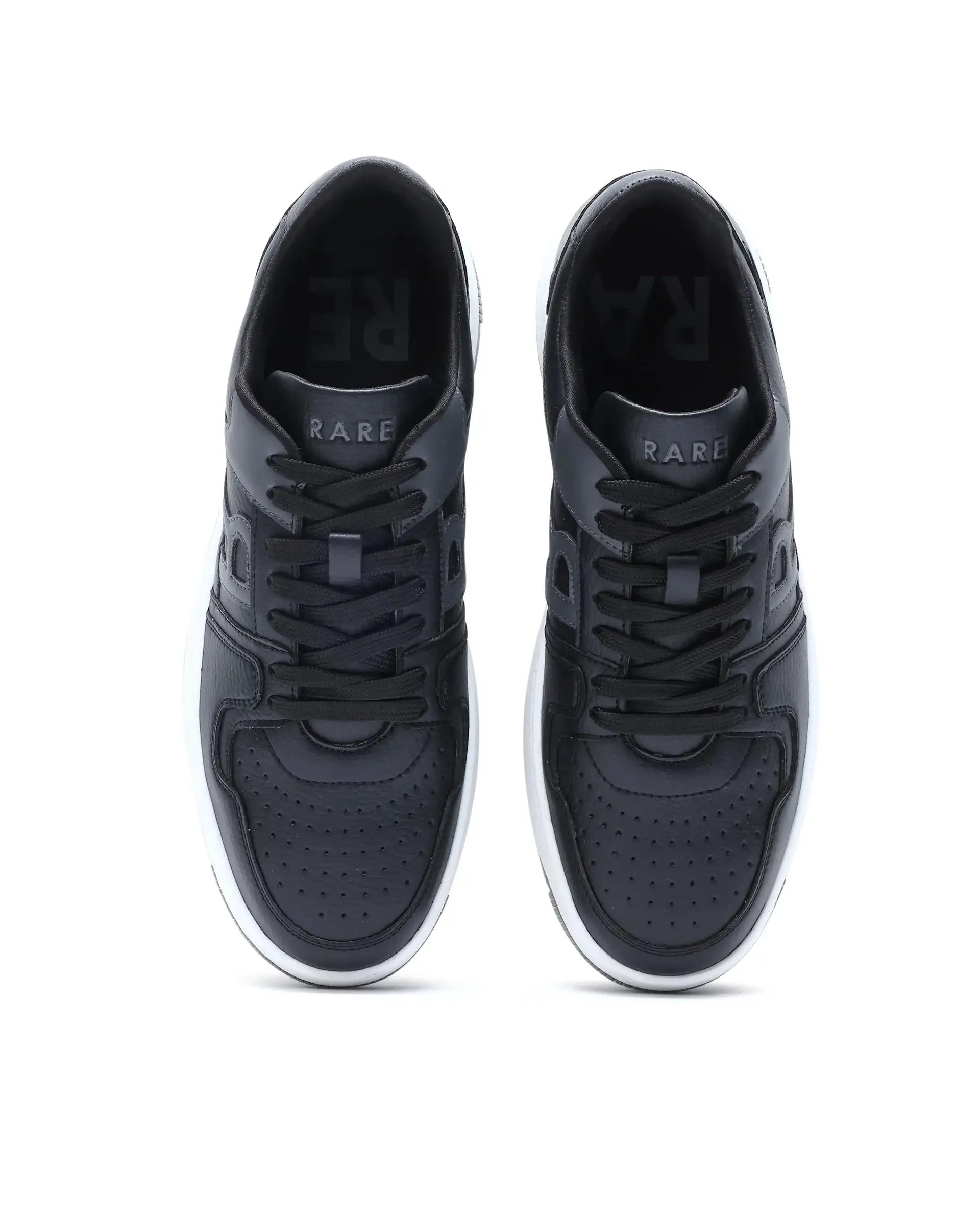 Rare Rabbit Men's Phantom Multi Micro Fiber Navy Causal Sneaker