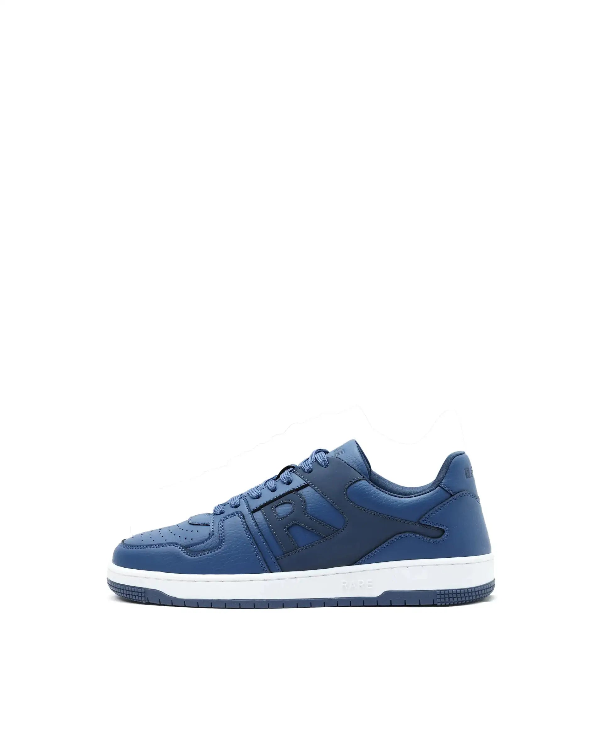 Rare Rabbit Men's Phantom Micro Fiber Navy Causal Sneaker