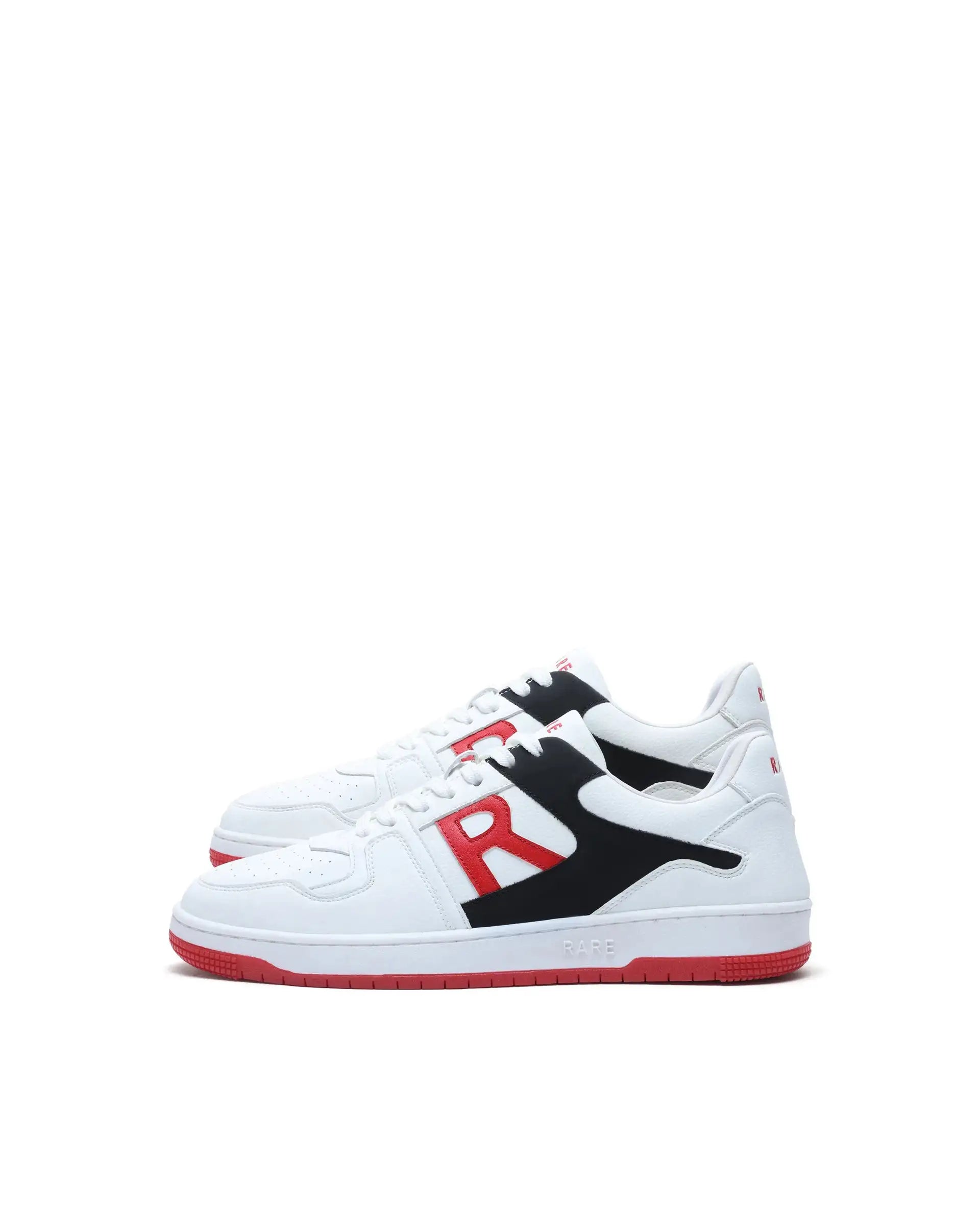 Rare Rabbit Men's Phantom Red Micro Fiber Navy Causal Sneaker