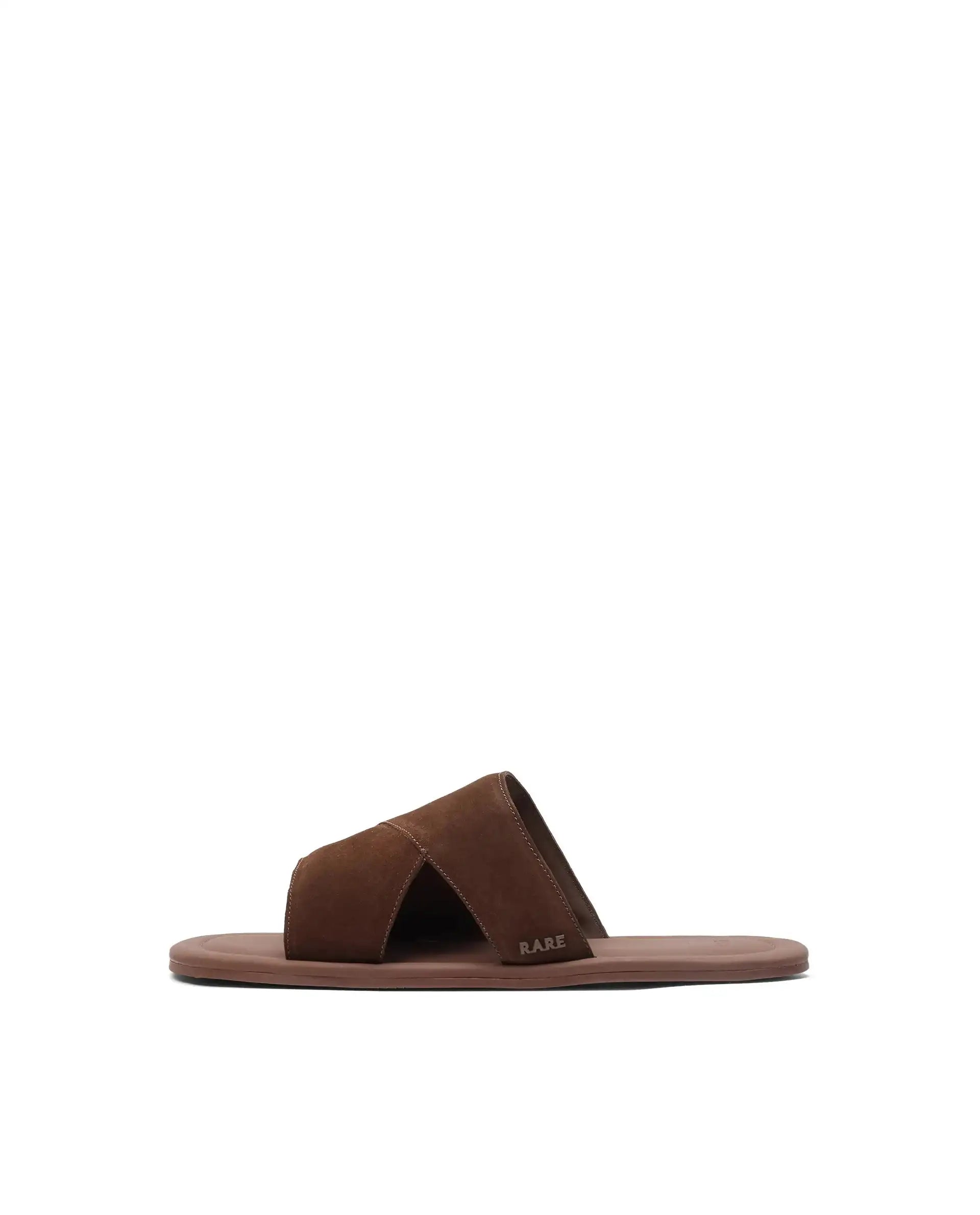 Rare Rabbit Men Rho Tan Slip-On Closure Sandal