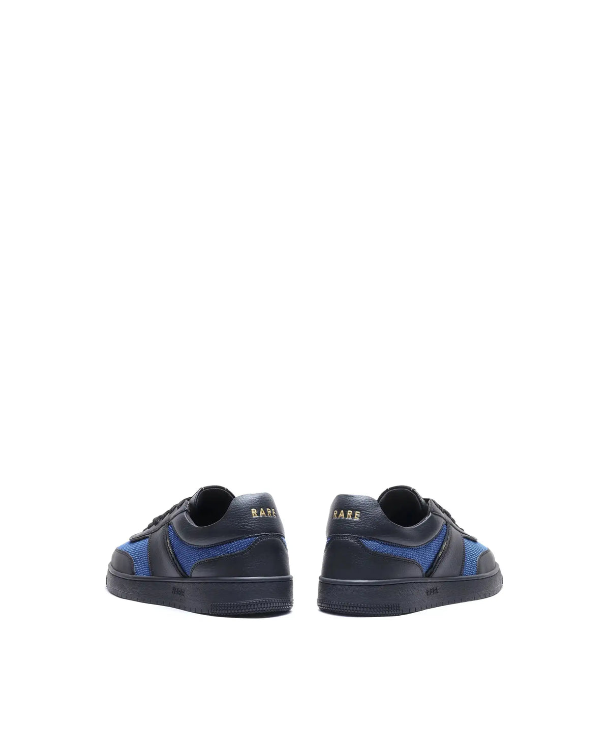 Rare Rabbit Men's Rubo Blue Micro Leather Sneaker