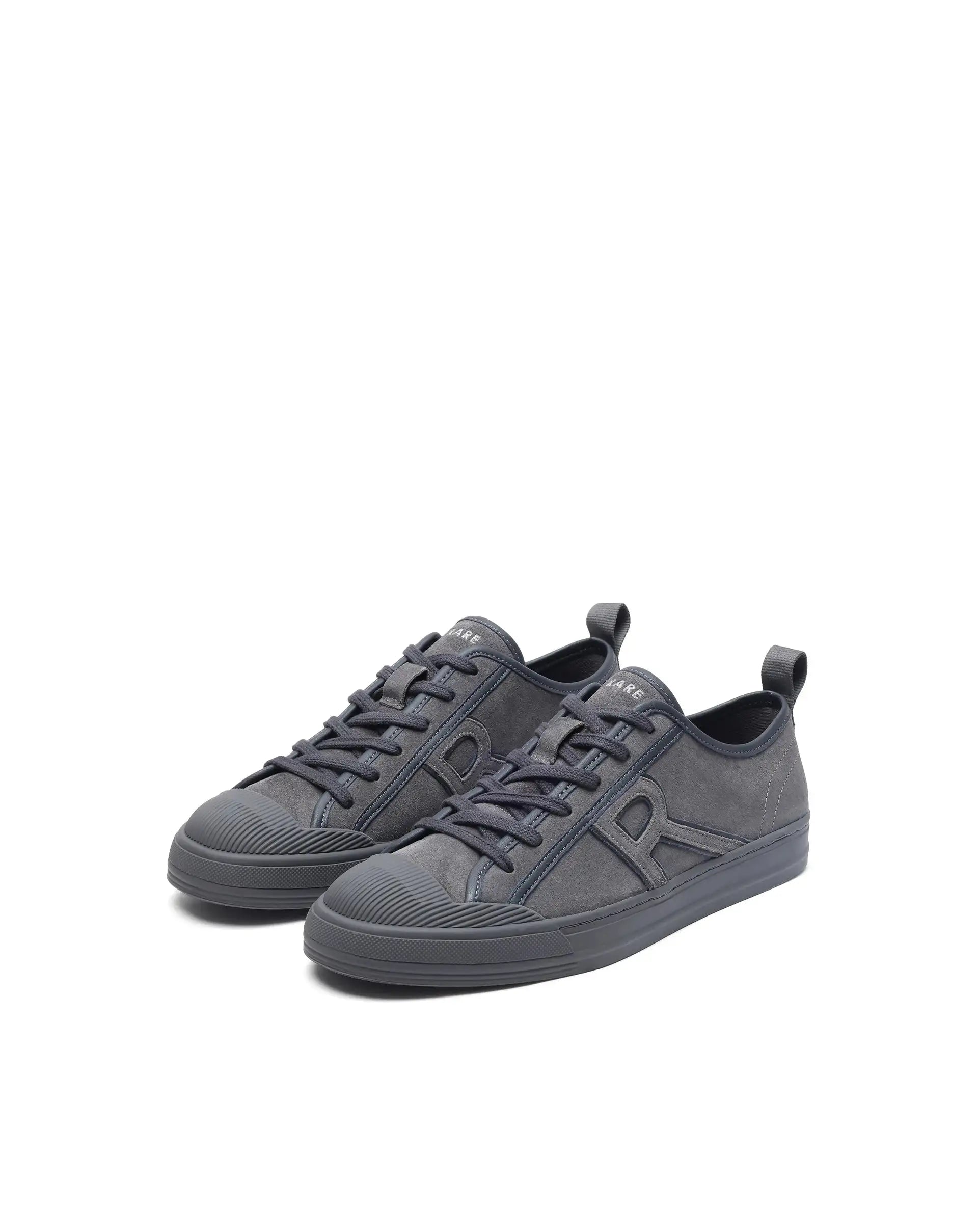 Rare Rabbit Men Sauron-2 Dark Grey Lace-Up Shoes