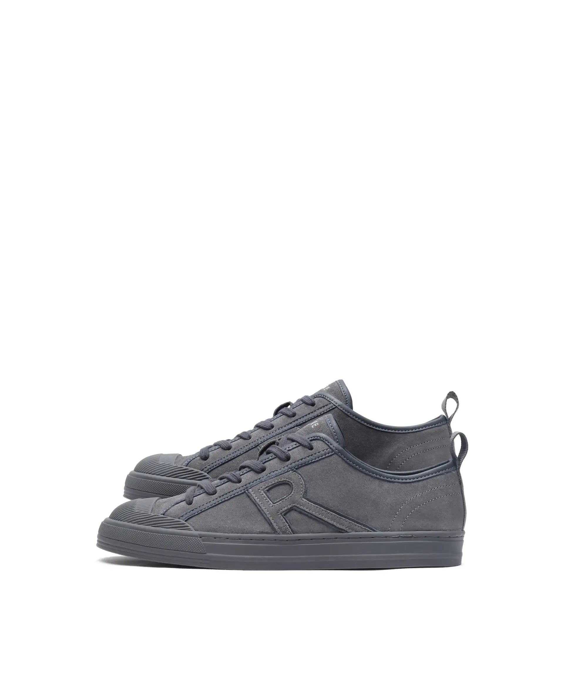 Rare Rabbit Men Sauron-2 Dark Grey Lace-Up Shoes