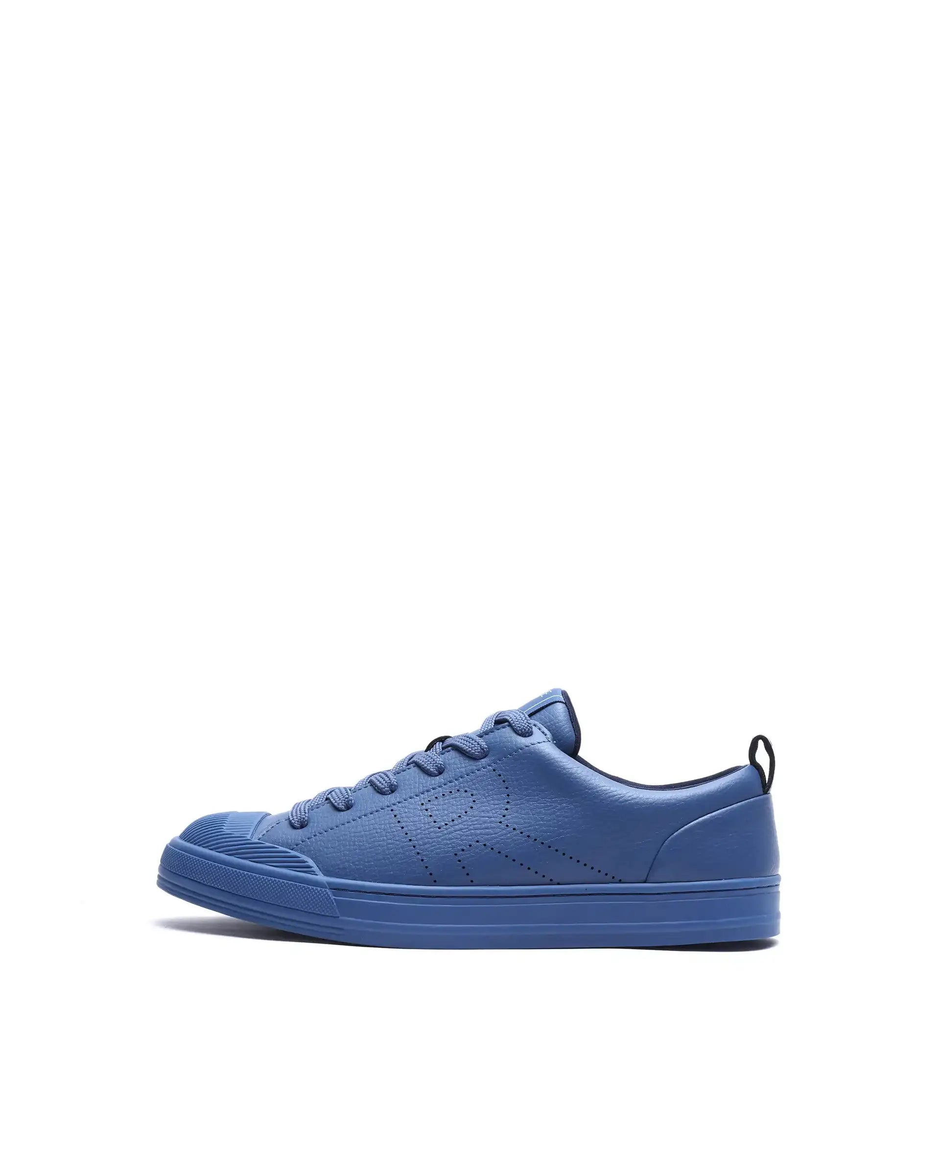 Rare Rabbit Men's Sauron 25 Navy Micro Leather Sneaker