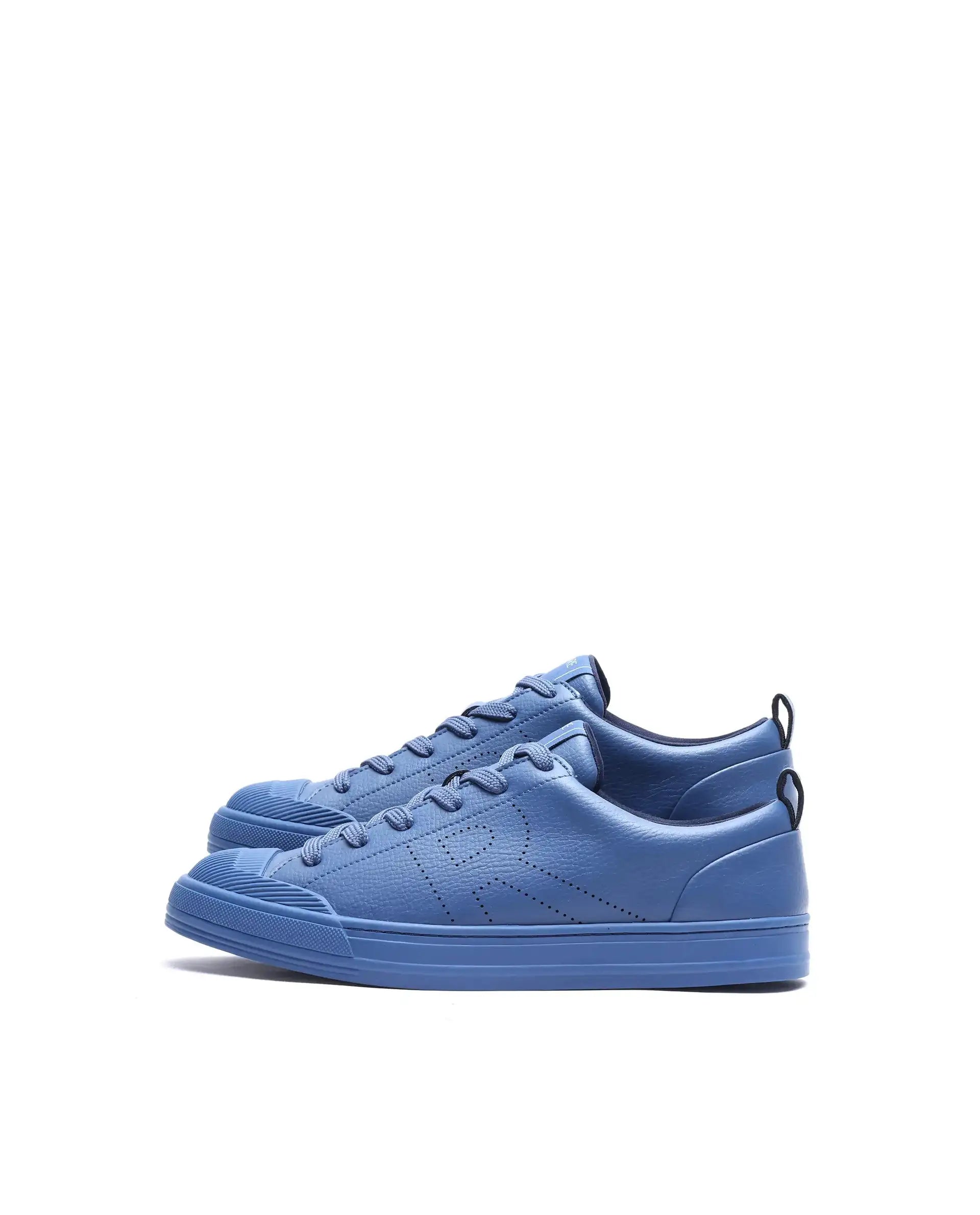 Rare Rabbit Men's Sauron 25 Navy Micro Leather Sneaker