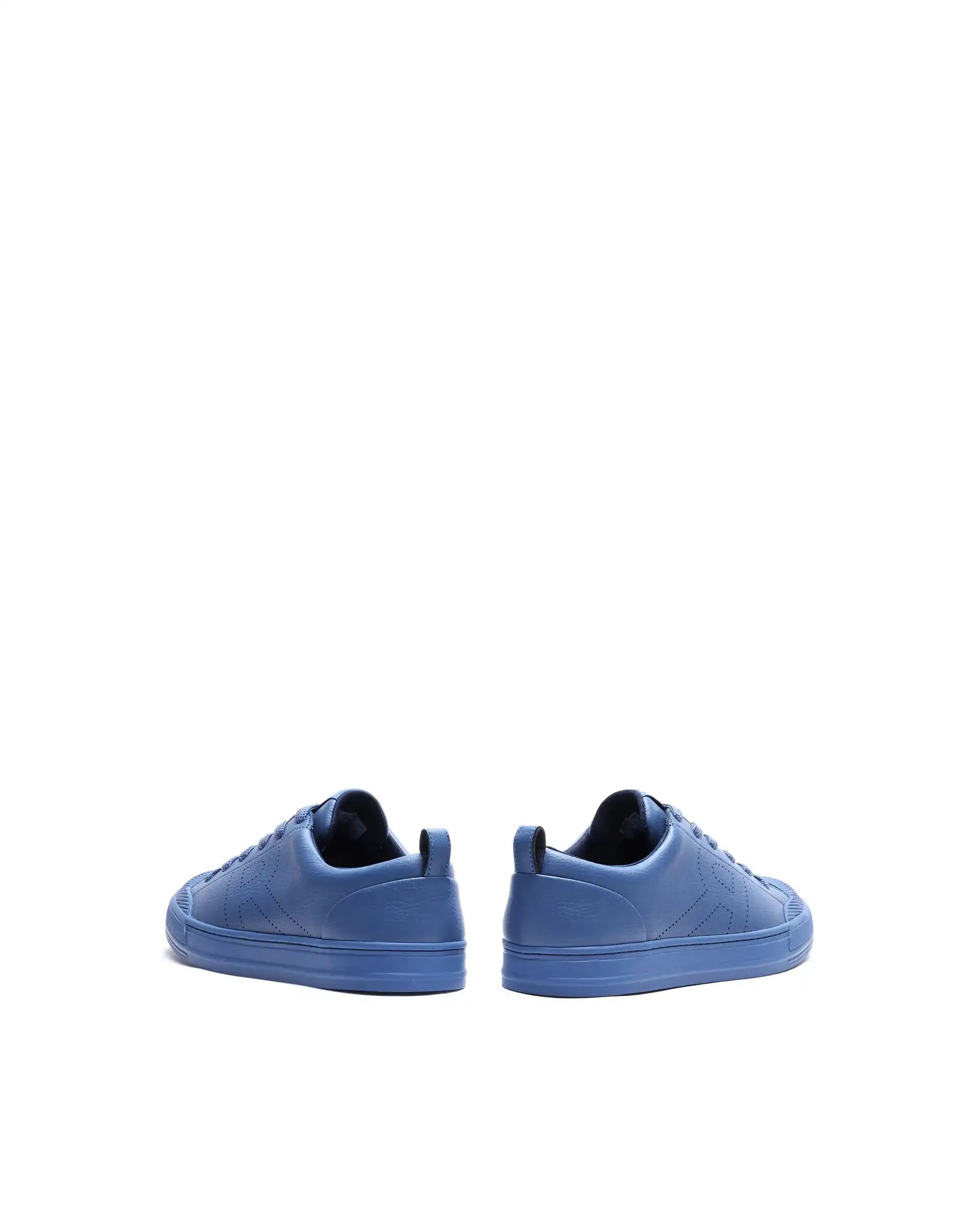Rare Rabbit Men's Sauron 25 Navy Micro Leather Sneaker