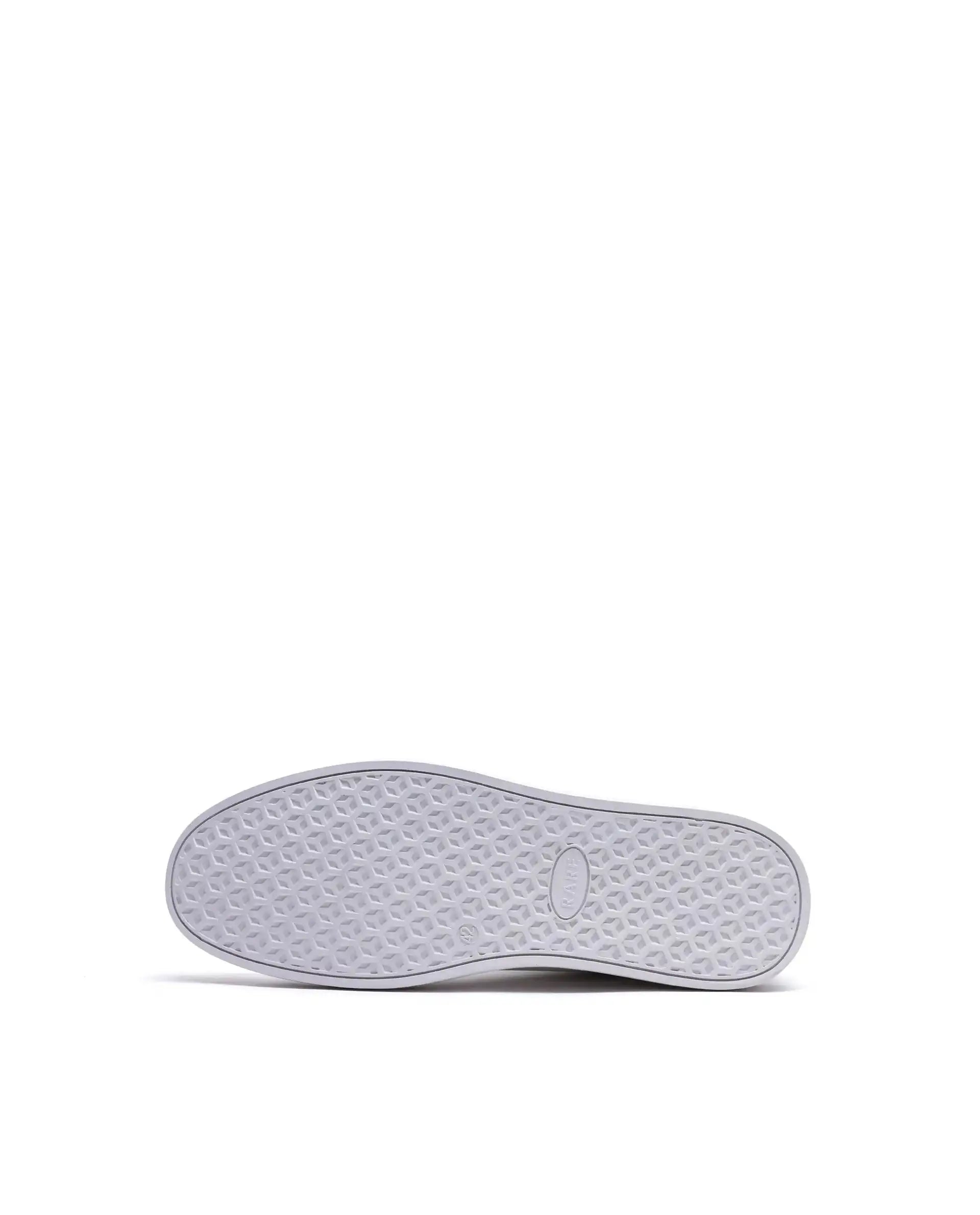 Rare Rabbit Men's Sauron 25 White Micro Leather Sneaker