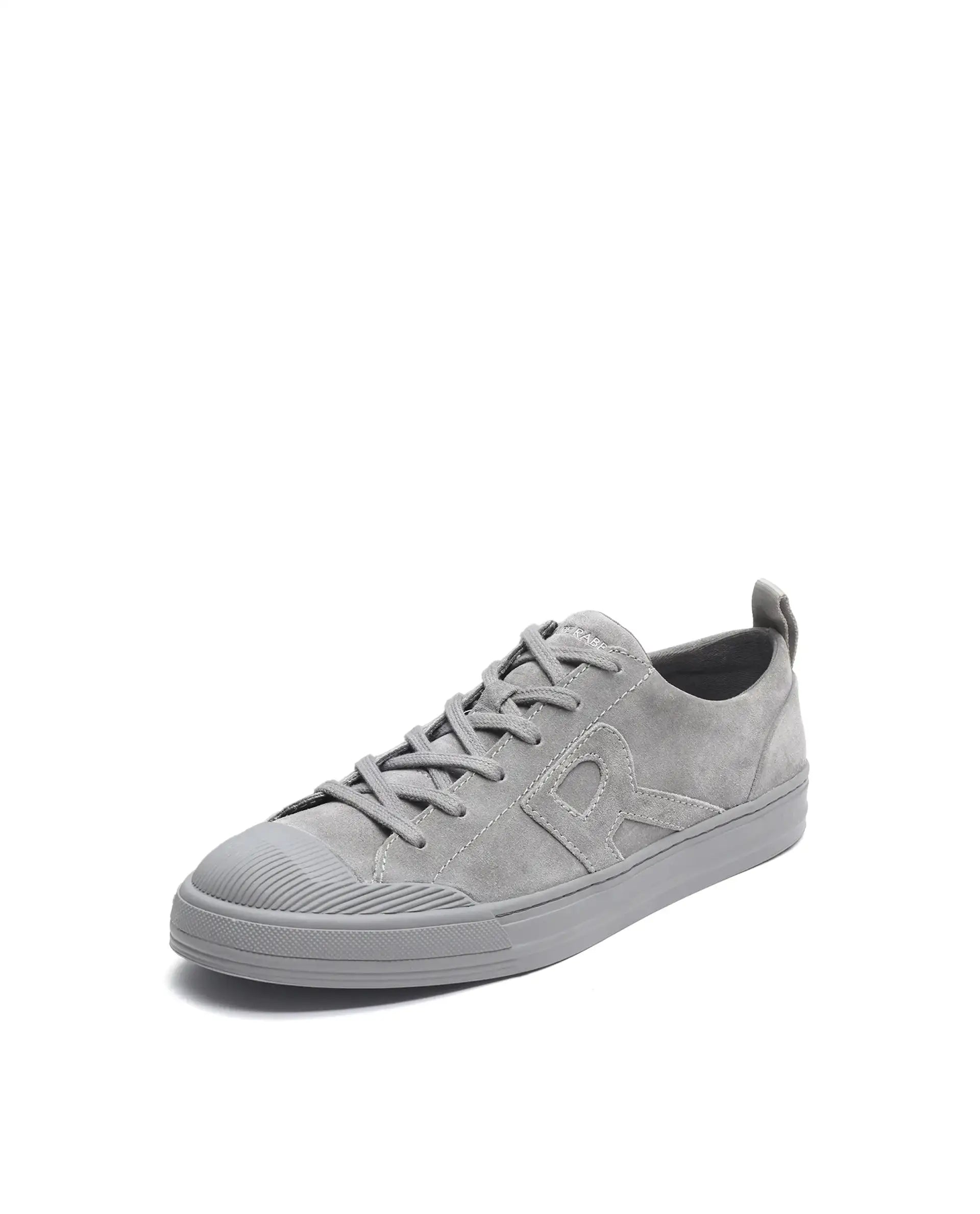 Rare Rabbit Men Sauron Light Grey Lace-Up Shoes