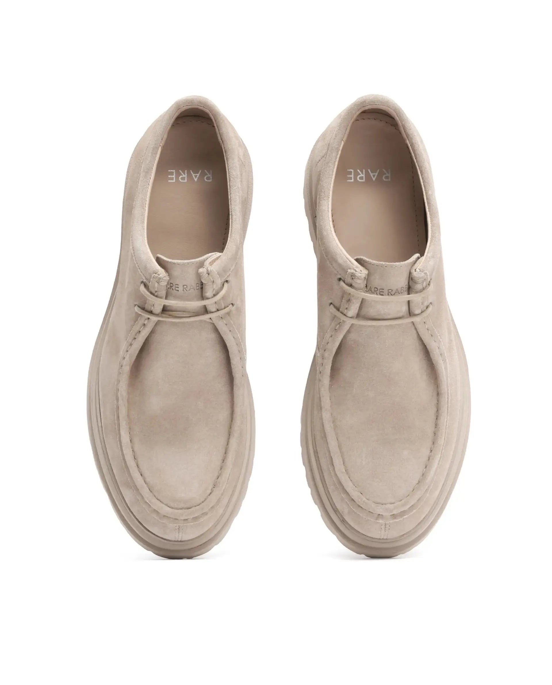 Rare Rabbit Men Seoul Light Beige Lace-Up Shoes
