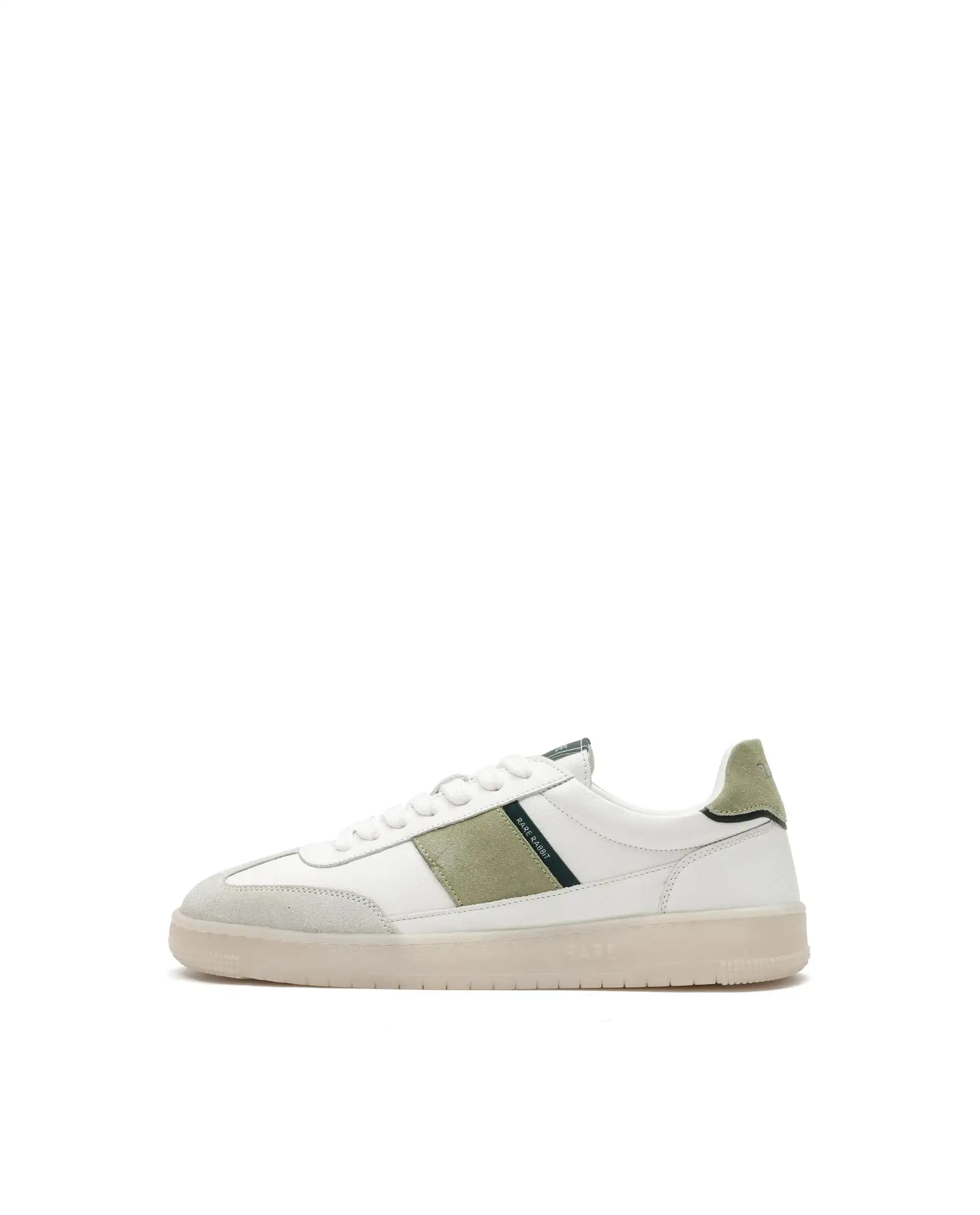 Rare Rabbit Men Sirius Sage Green Lace-Up Closure Shoes