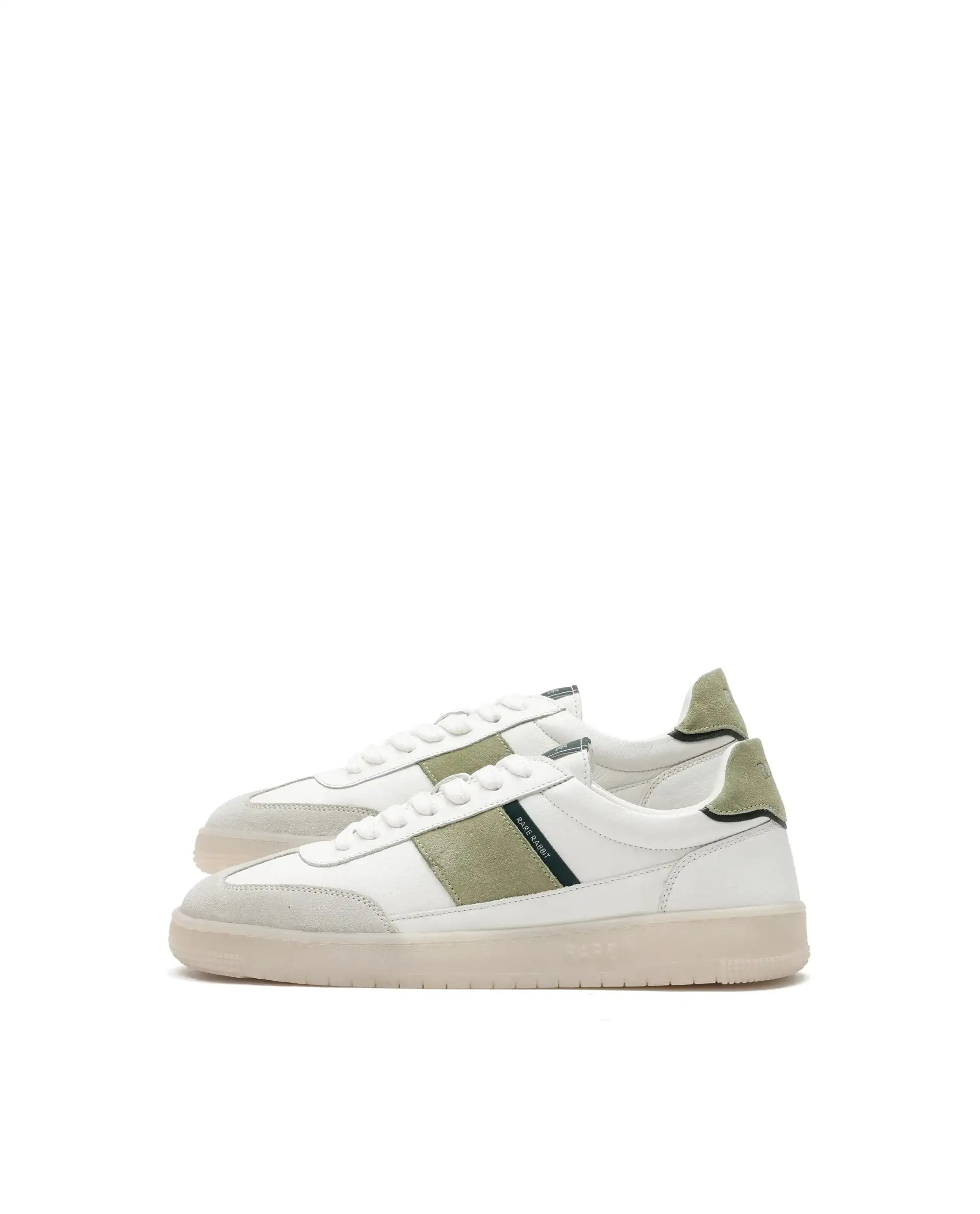 Rare Rabbit Men Sirius Sage Green Lace-Up Closure Shoes