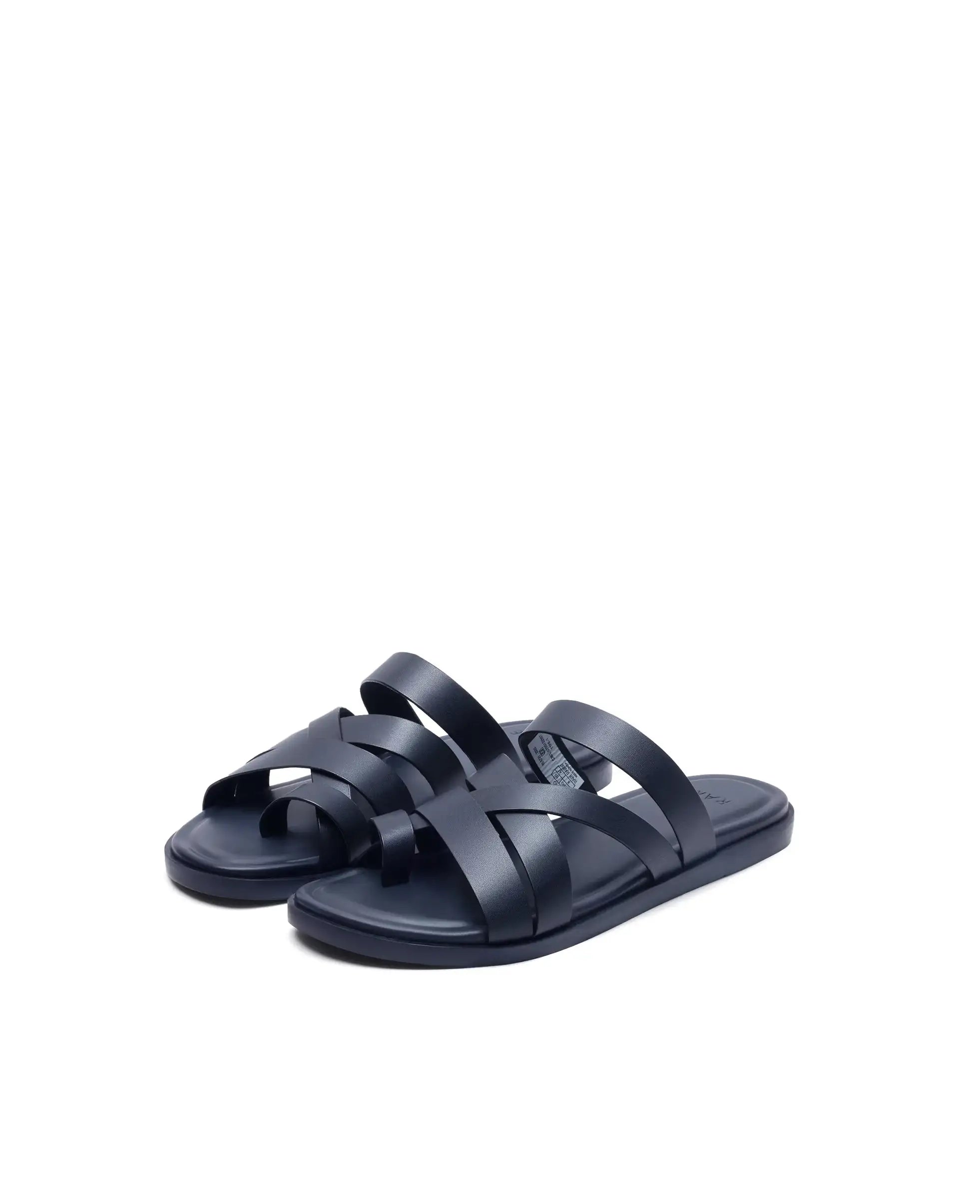 Rare Rabbit Men Soho Navy Slip-On Closure Sandal